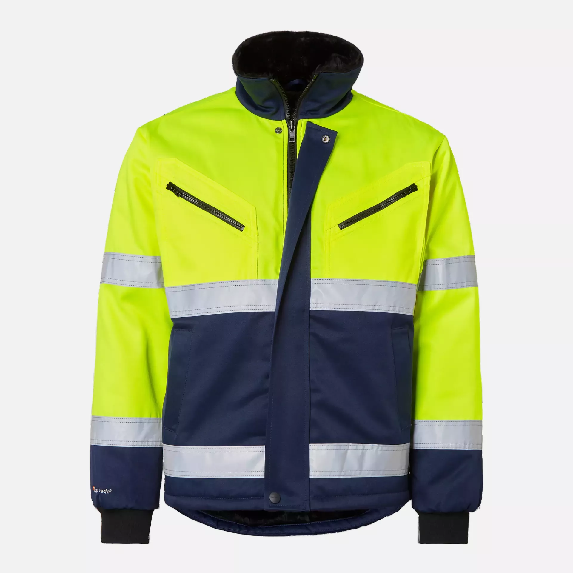 Top Swede 1000934983, Warnschutz-Arbeitsjacke, Gelb/Marine, image 1