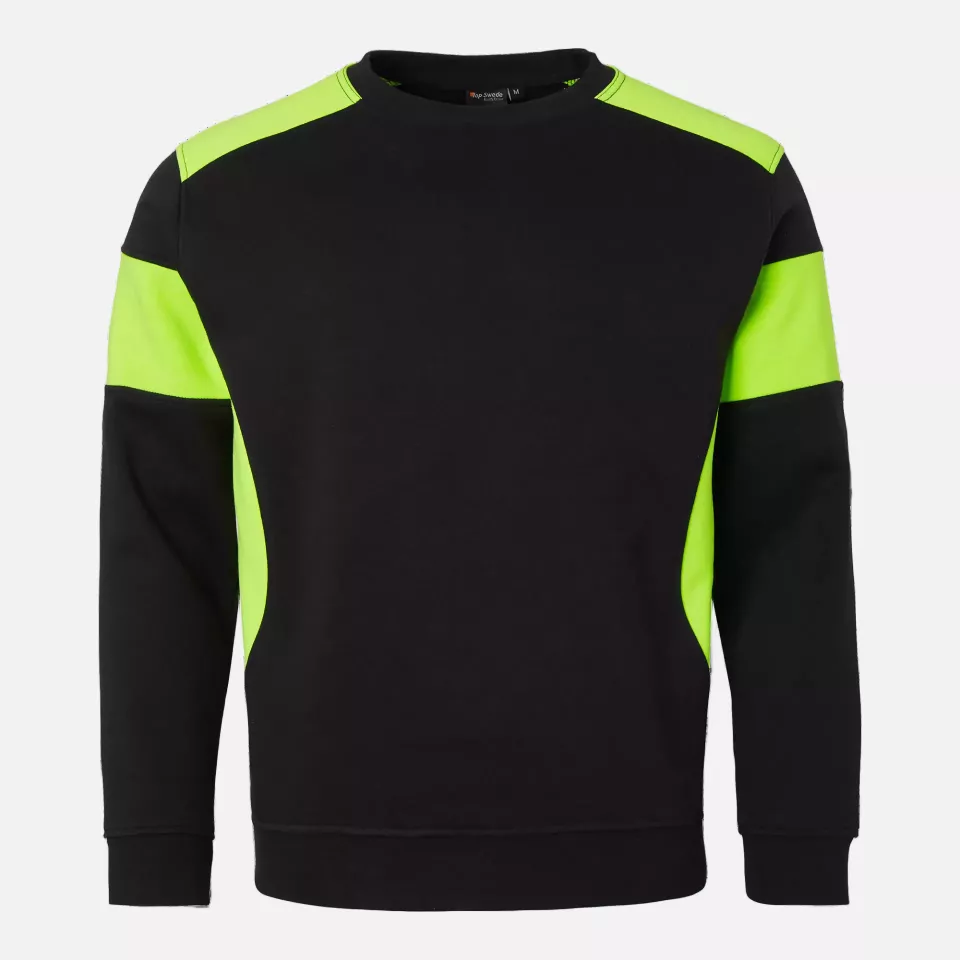 Top Swede 1000665914, Work Sweatshirt, Black/Yellow, image 1, gallery thumbnail