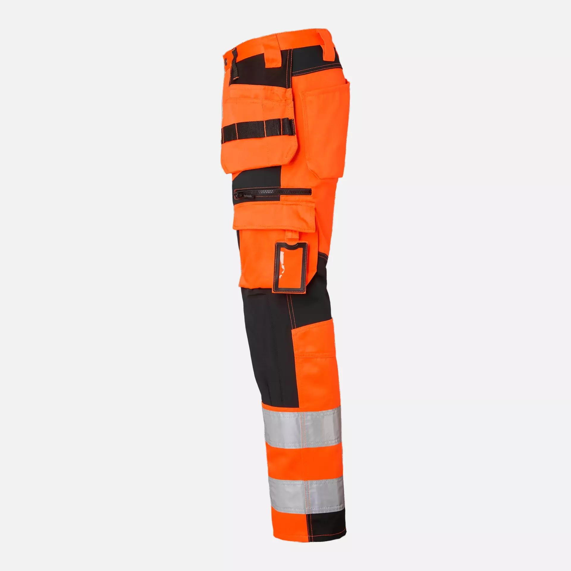 Top Swede 1000838990, Craftsmen Trousers High-Visibility, High Vis Orange/Black, image 4