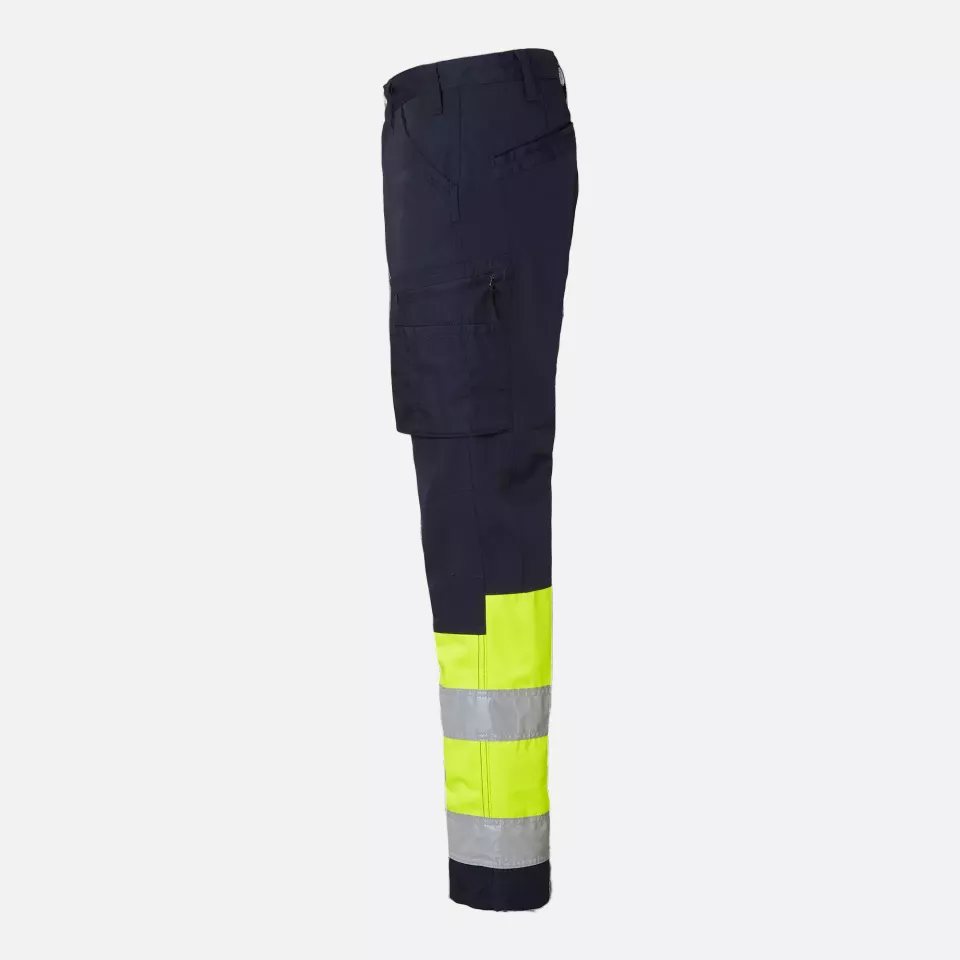 Top Swede 1000828960, Service Trousers High-Visibility, Navy/High Vis Yellow, image 4, gallery thumbnail