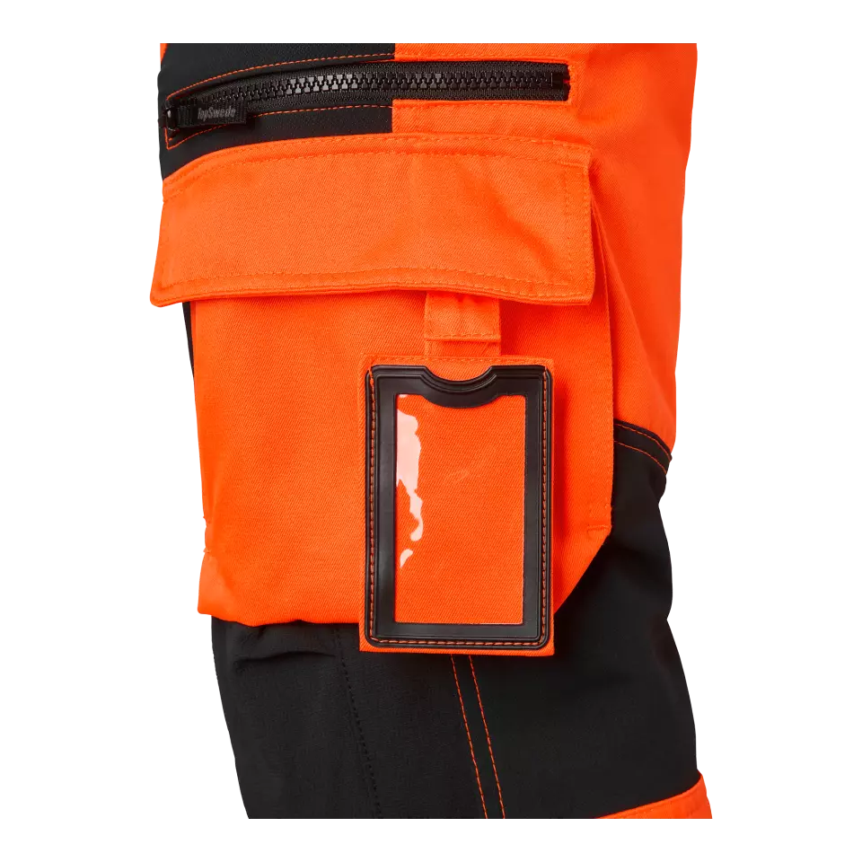 Top Swede 1000838990, Craftsmen Trousers High-Visibility, High Vis Orange/Black, image 5, gallery thumbnail