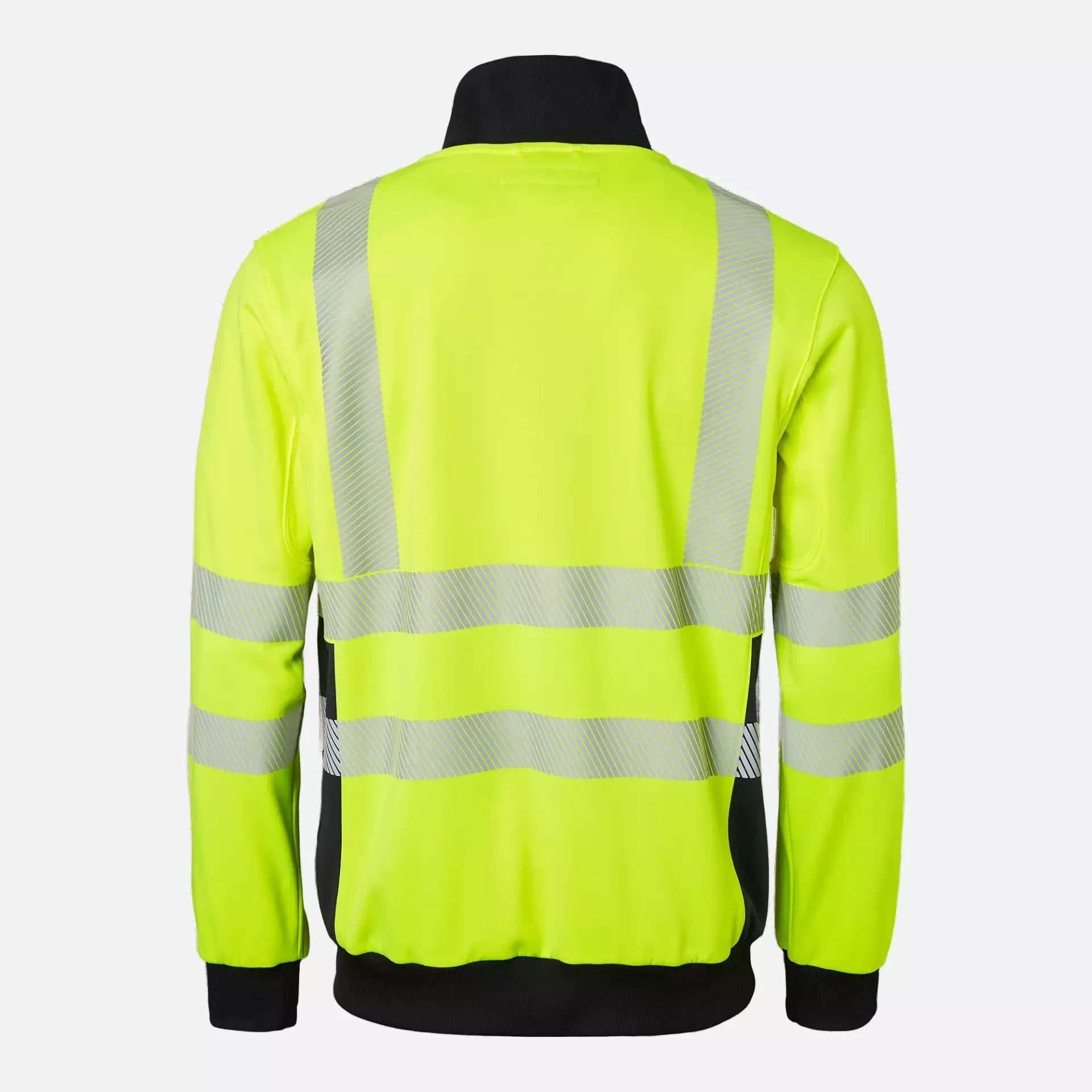 Top Swede 1000712983, High-Visibility Sweat Jacket, High Vis Yellow/Navy, image 2