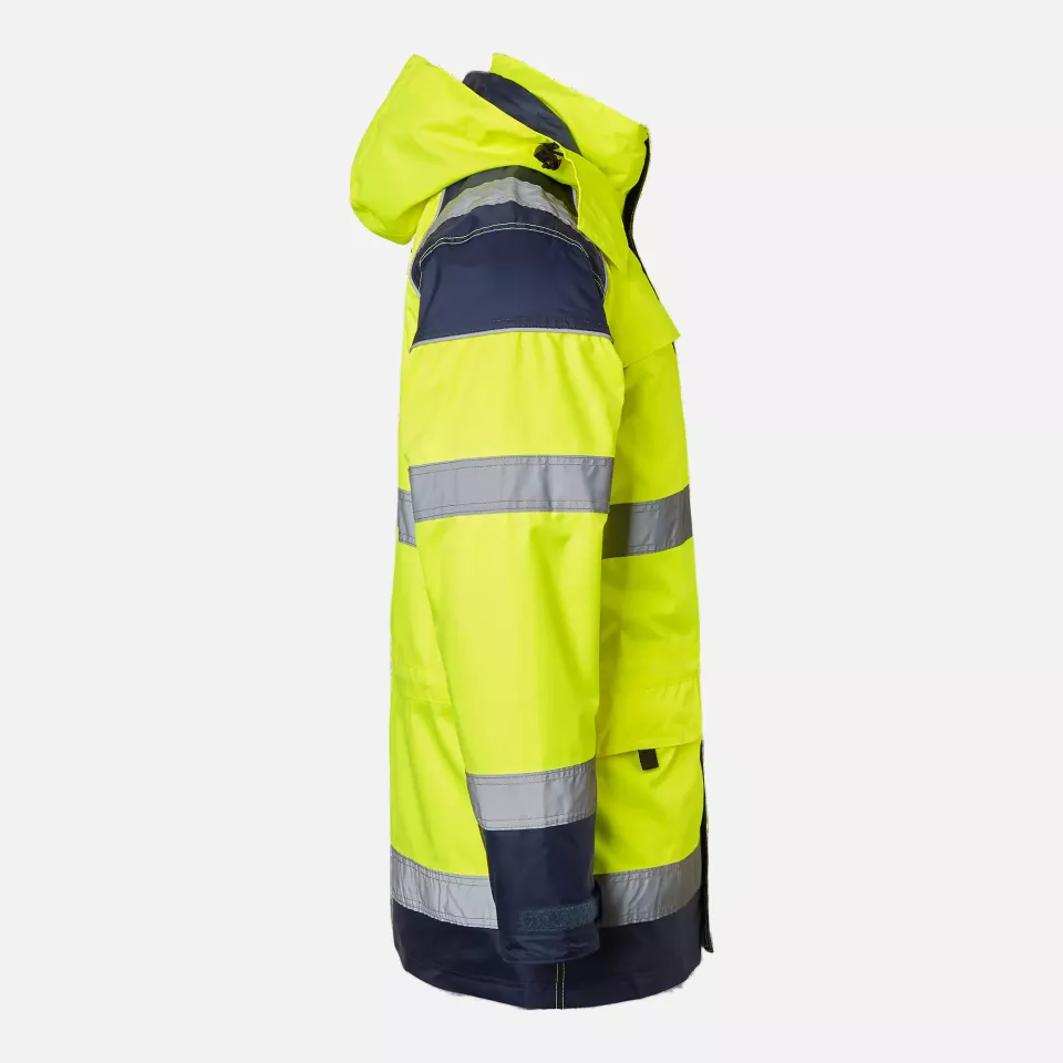 Top Swede 1000690983, Parka, High Vis Yellow/Navy, image 3, gallery thumbnail
