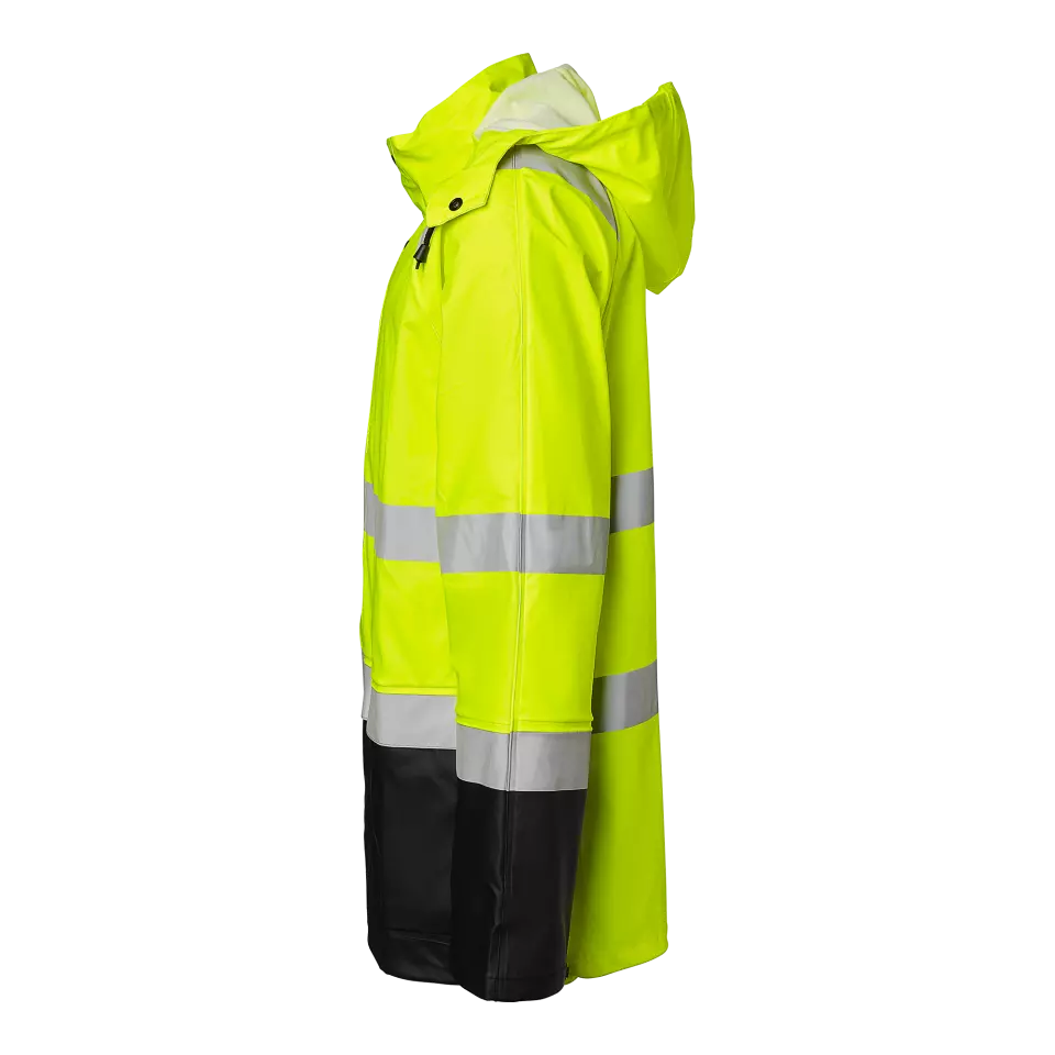 Top Swede 1000732982, High-Visibility Rain Jacket, High Vis Yellow/Black, image 4, gallery thumbnail
