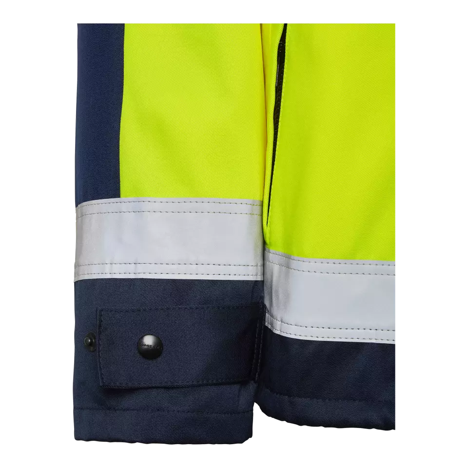 Top Swede 1000911983, High-Visibility Jacket, Yellow/Navy, image 5, gallery thumbnail