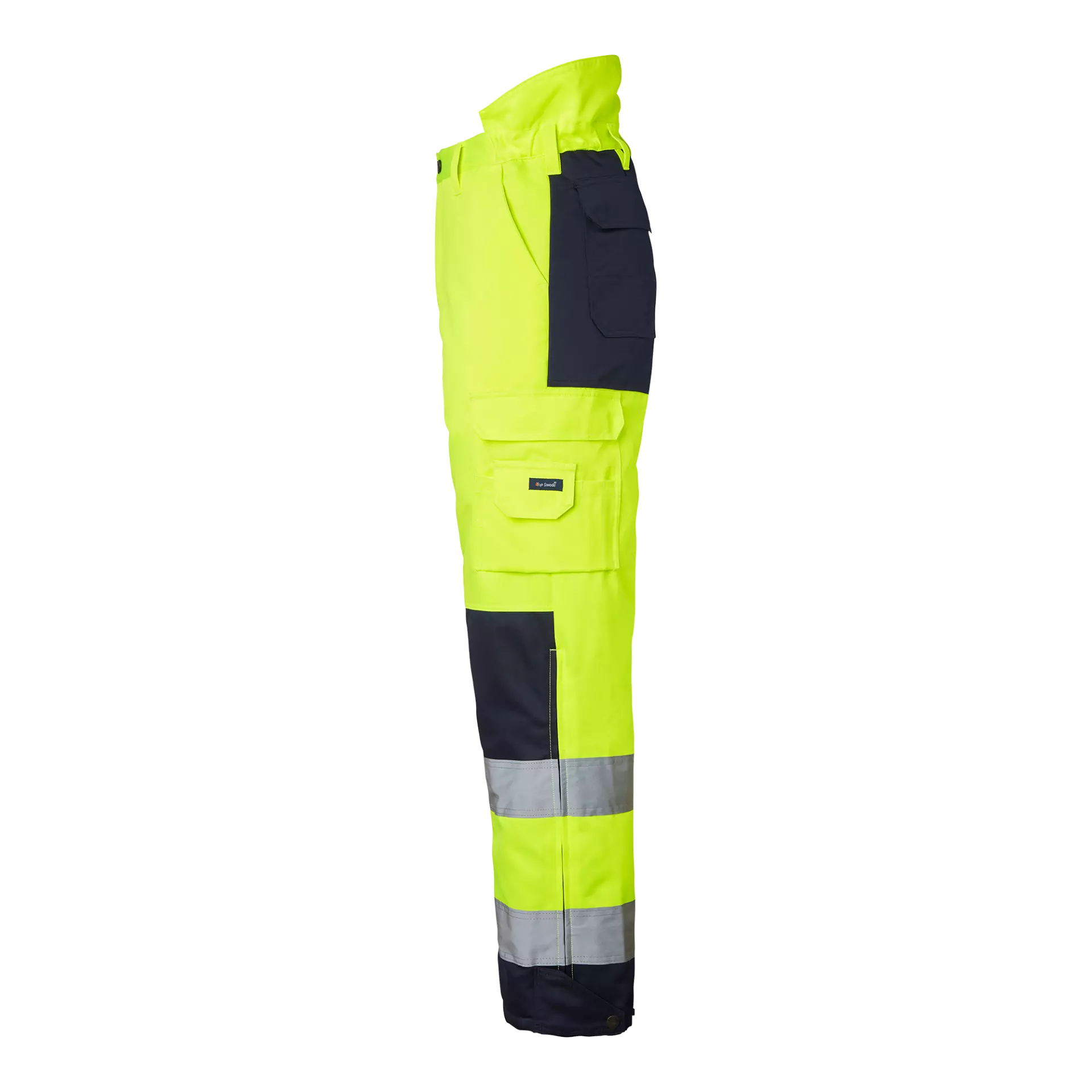 Top Swede 1000915983, Winter Trousers Hi-Vis, Yellow/Navy, image 4