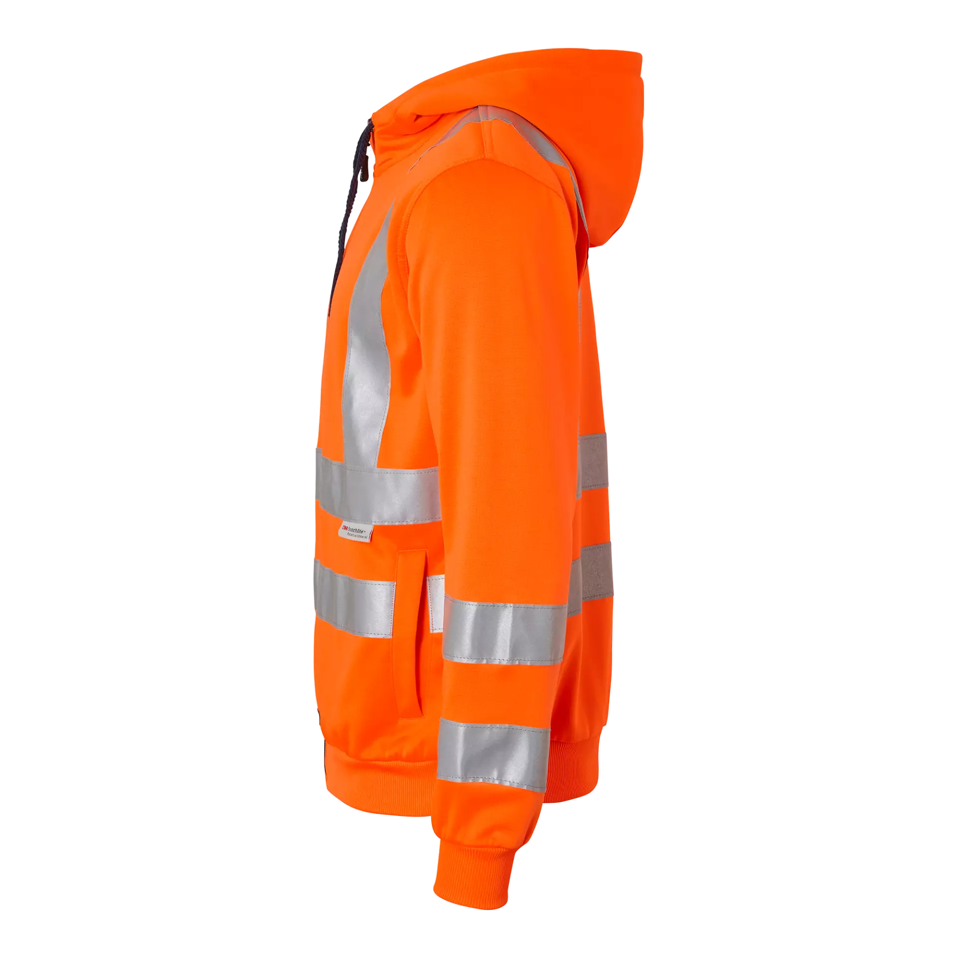 Top Swede 1000919811, Sweat Vest High-Visibility, High Vis Orange, image 4