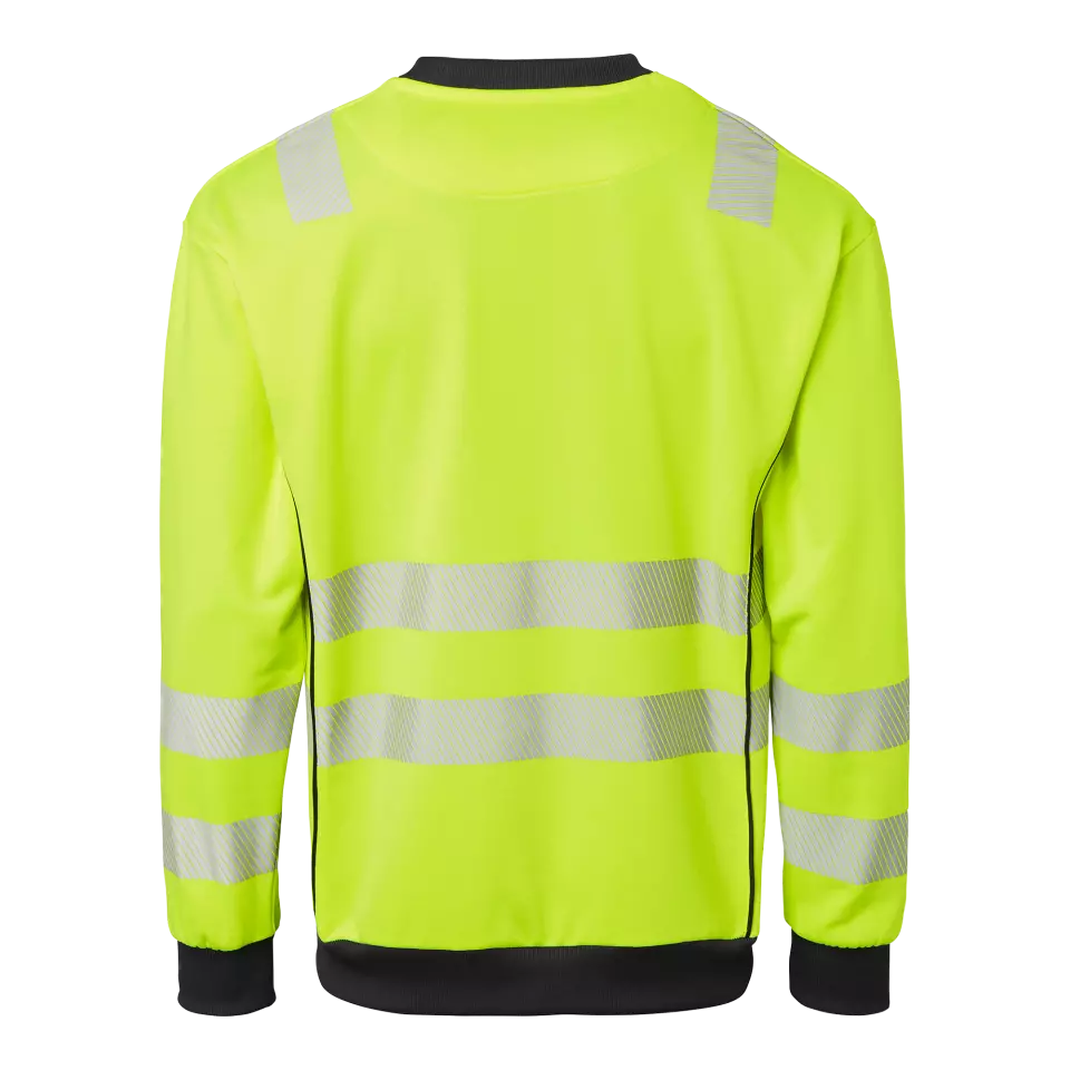 Top Swede 1000740712, High-Visibility Sweatshirt, High Vis Yellow, image 2, gallery thumbnail
