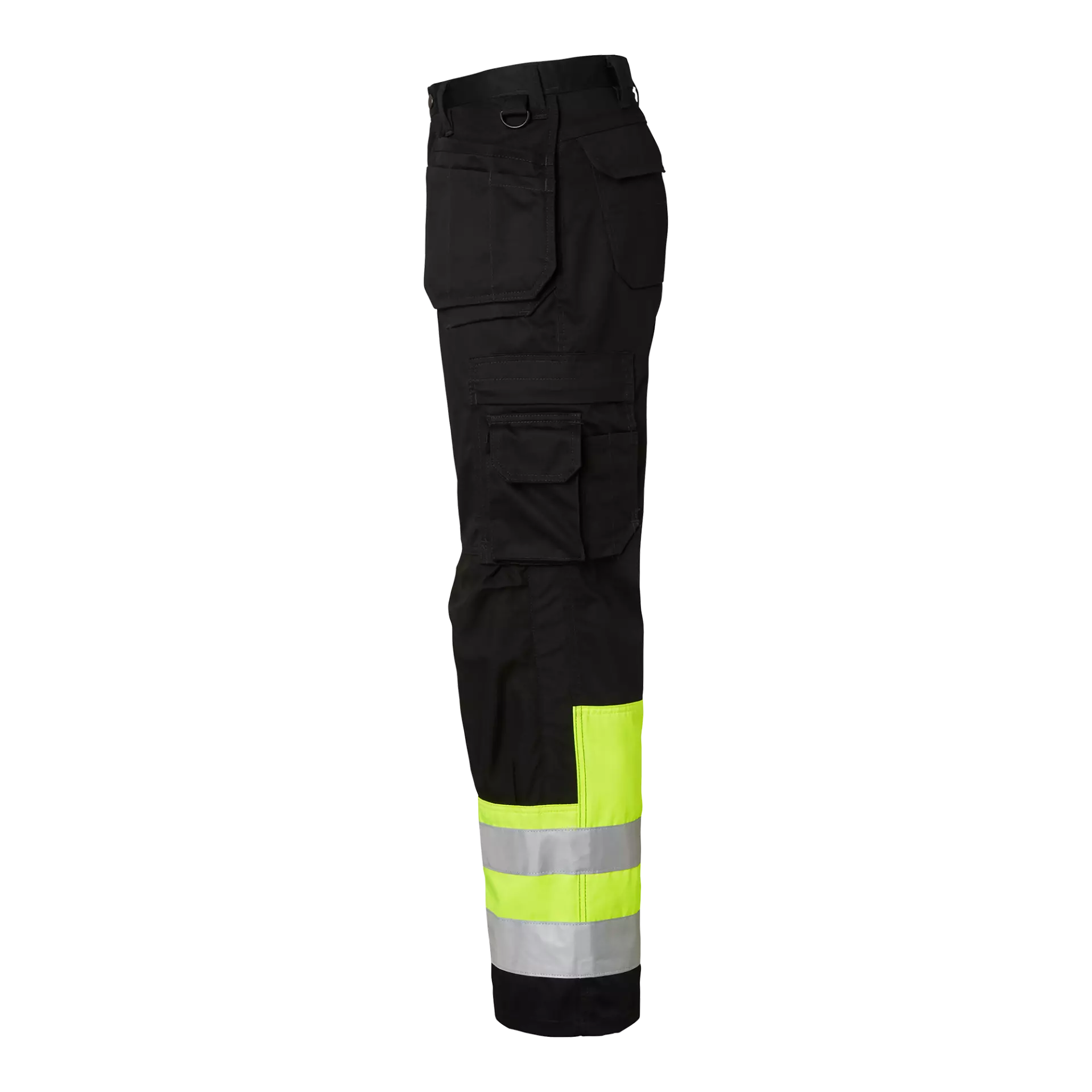 Top Swede 1000825914, Craftsmen Trousers High-Visibility, Black/High Vis Yellow, image 4