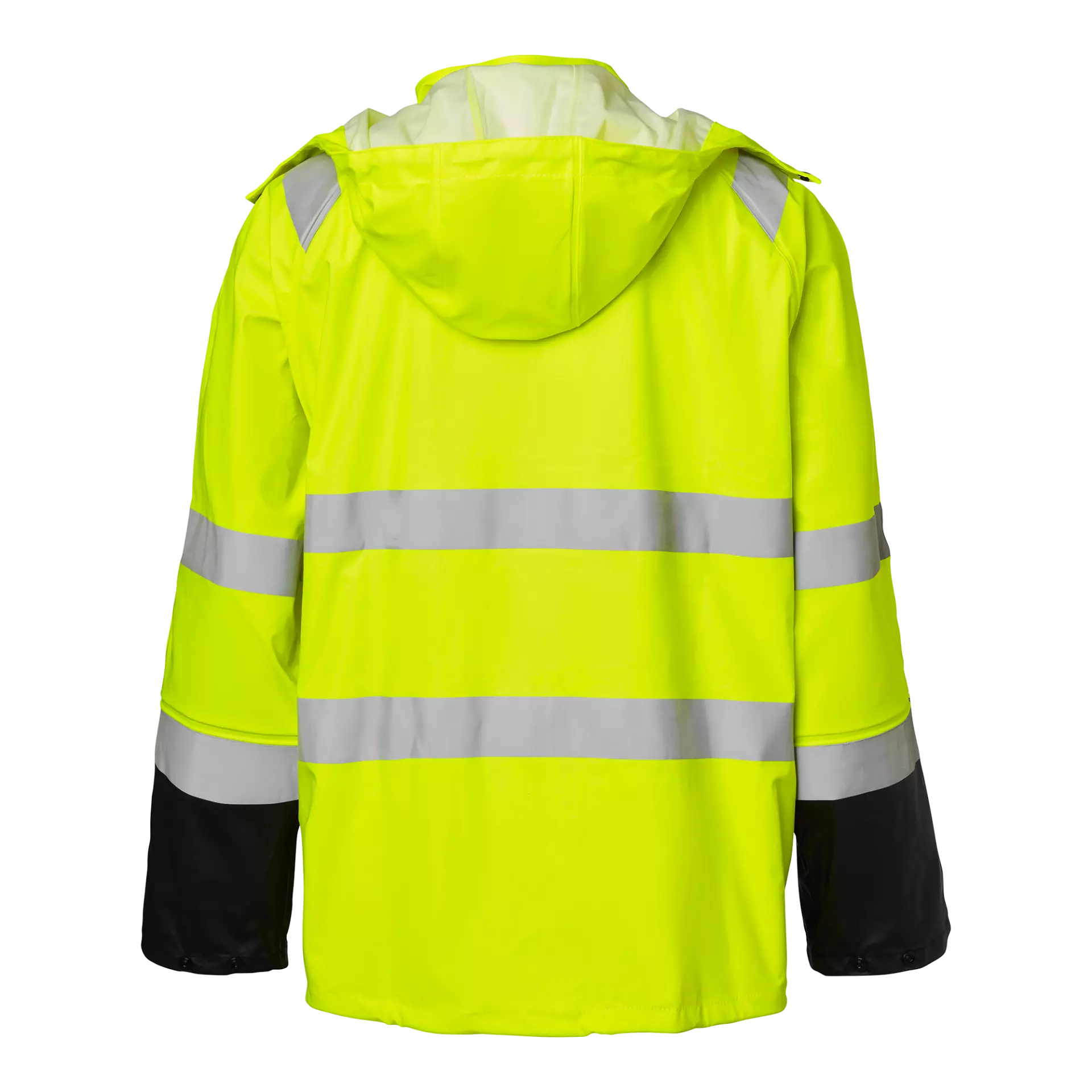 Top Swede 1000732982, High-Visibility Rain Jacket, High Vis Yellow/Black, image 2
