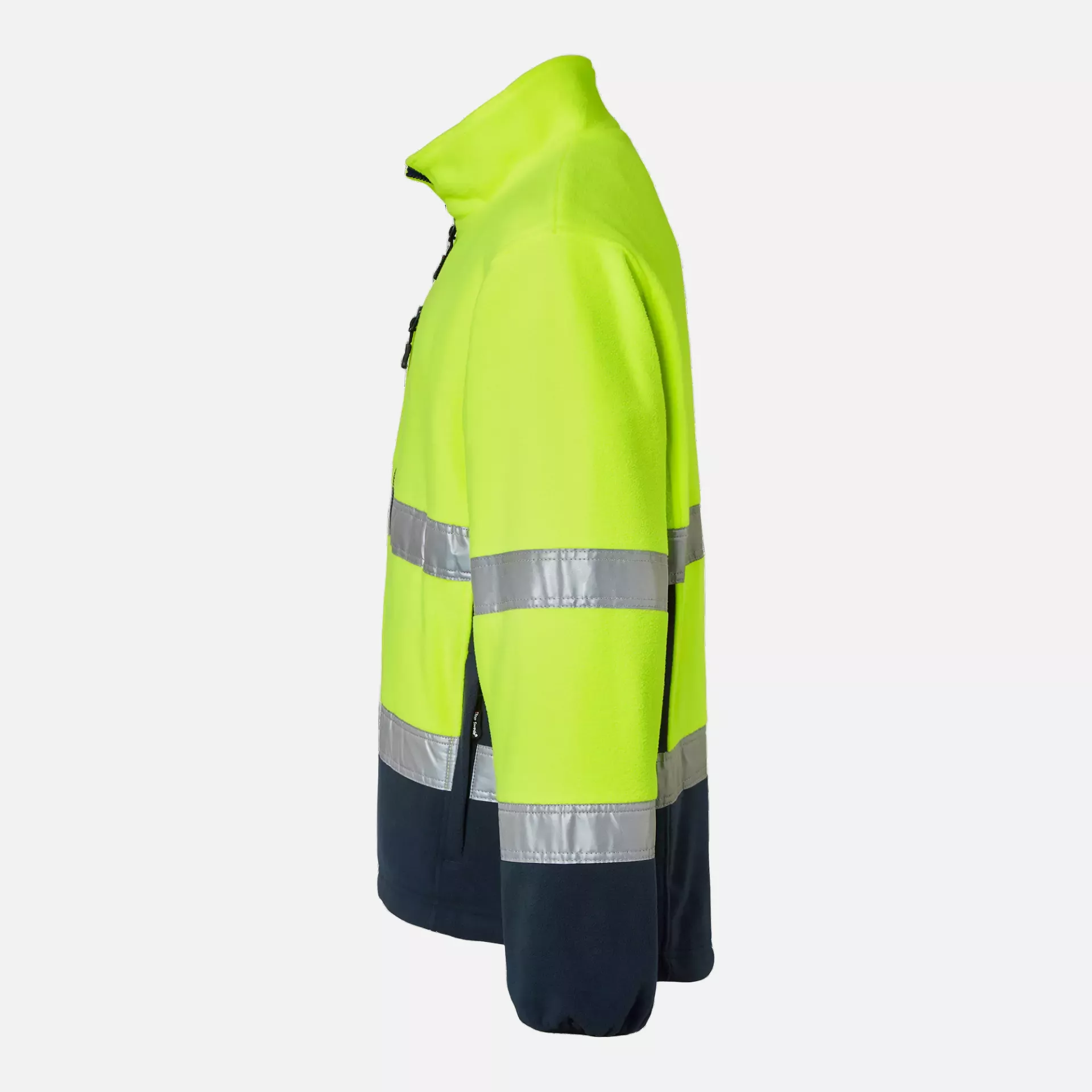 Top Swede 1000859983, Warnschutz-Fleecejacke, Gelb/Marine, image 4