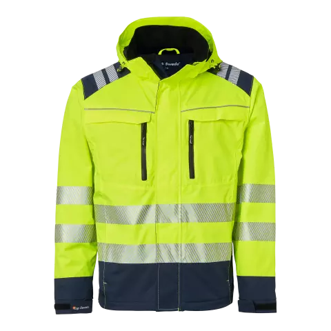 Top Swede Work Jacket, Yellow/Navy