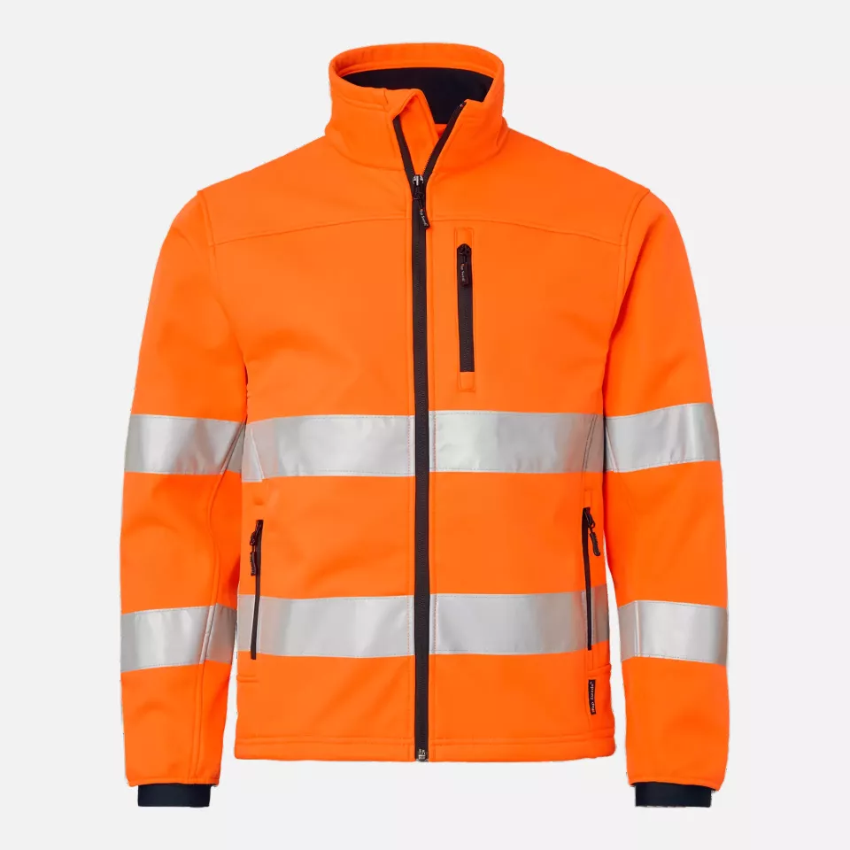 Top Swede 1000984811, Softshell Jacket High-Vis, High Vis Orange, image 1, gallery thumbnail
