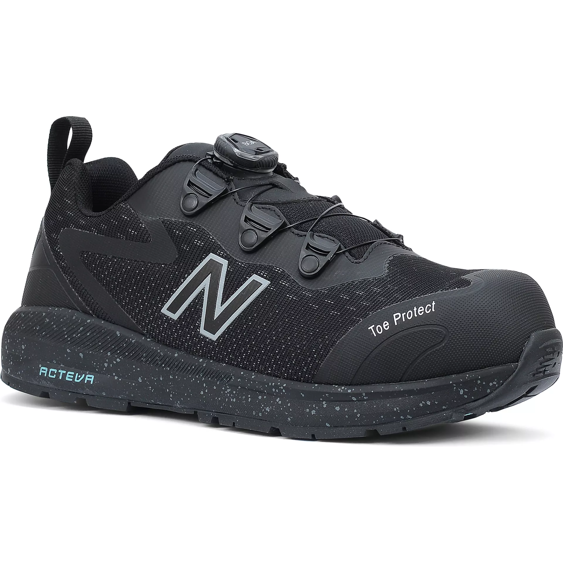 New Balance WIDLOGIBOABA0D, Logic BOA Womens Safety Shoes S1P, Black/Aqua