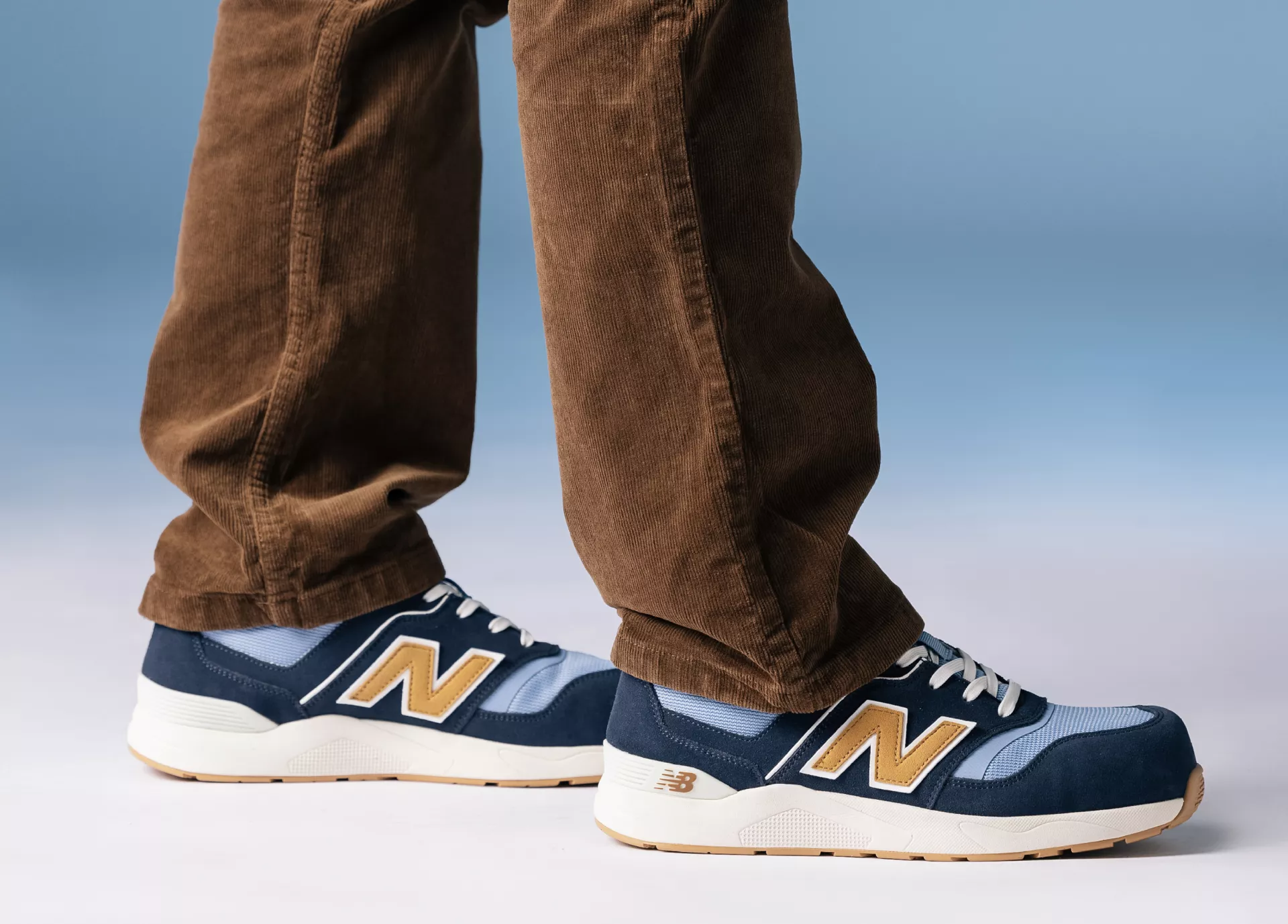 Buy New Balance Elite Lite Safety Shoes S1 PL, Blue/Coffee