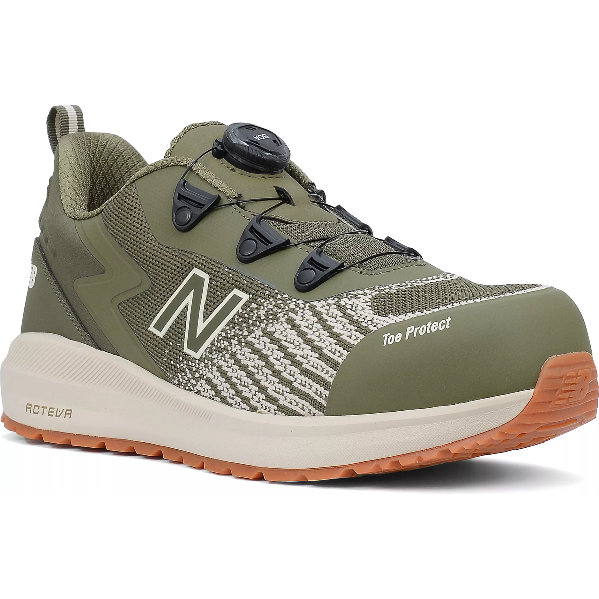 New Balance MIDSPWRBOAOW2E, Speedware BOA Sicherheitsschuhe S1 PL, Oliv/Weiß