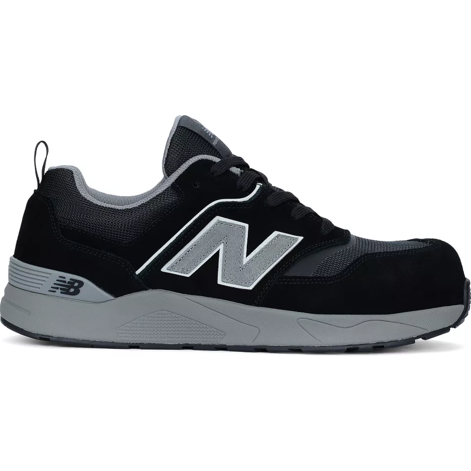 New Balance MEELCAPBG0D, Elite Lite Safety Shoes S1 PL, Black/Grey, image 2, gallery thumbnail
