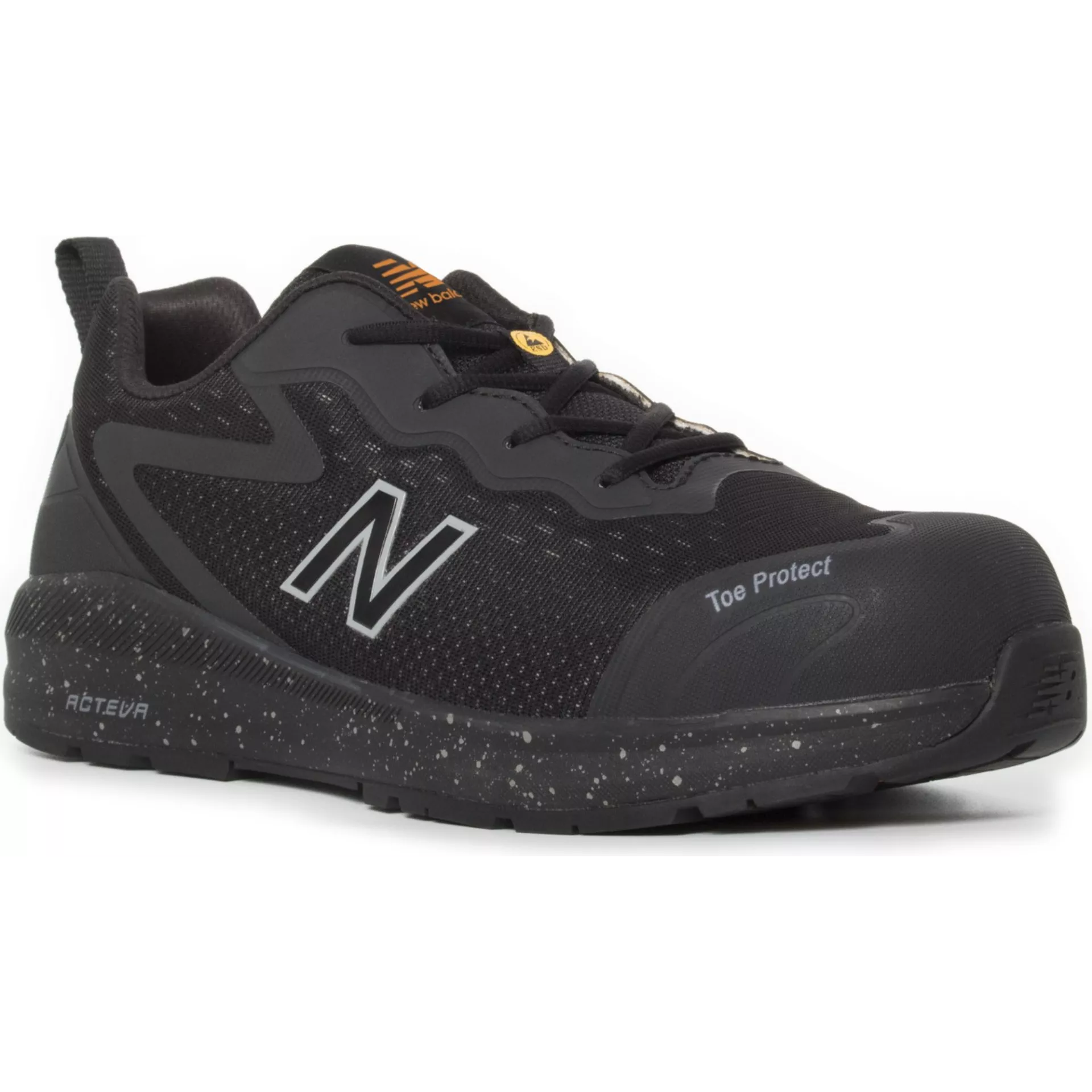 New Balance MIDLOGIBLKORG2E, Logic Safety Shoes S1P, Black/Orange