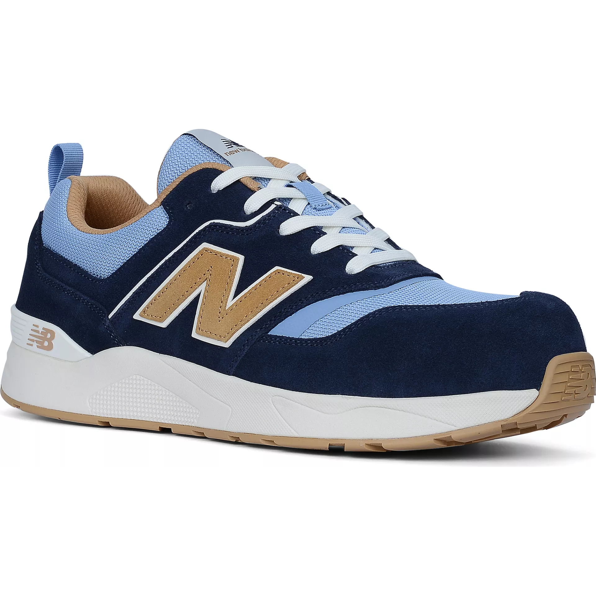 New Balance MEELCAPBC0D, Elite Lite Sicherheitsschuhe S1 PL, Blau/Kaffee