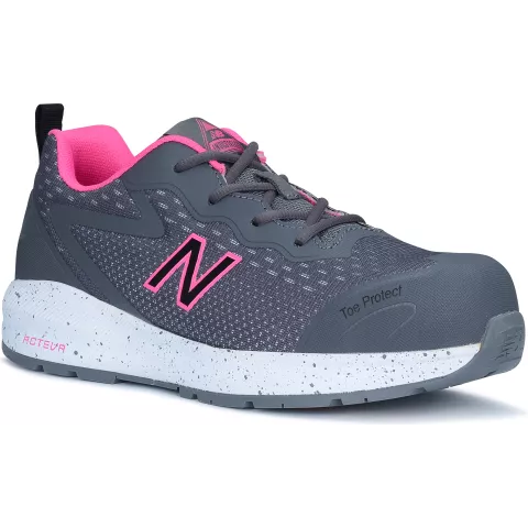 WIDLOGIGRYPNK0D, New Balance Logic Womens Safety Shoes S1P, Grey/Pink