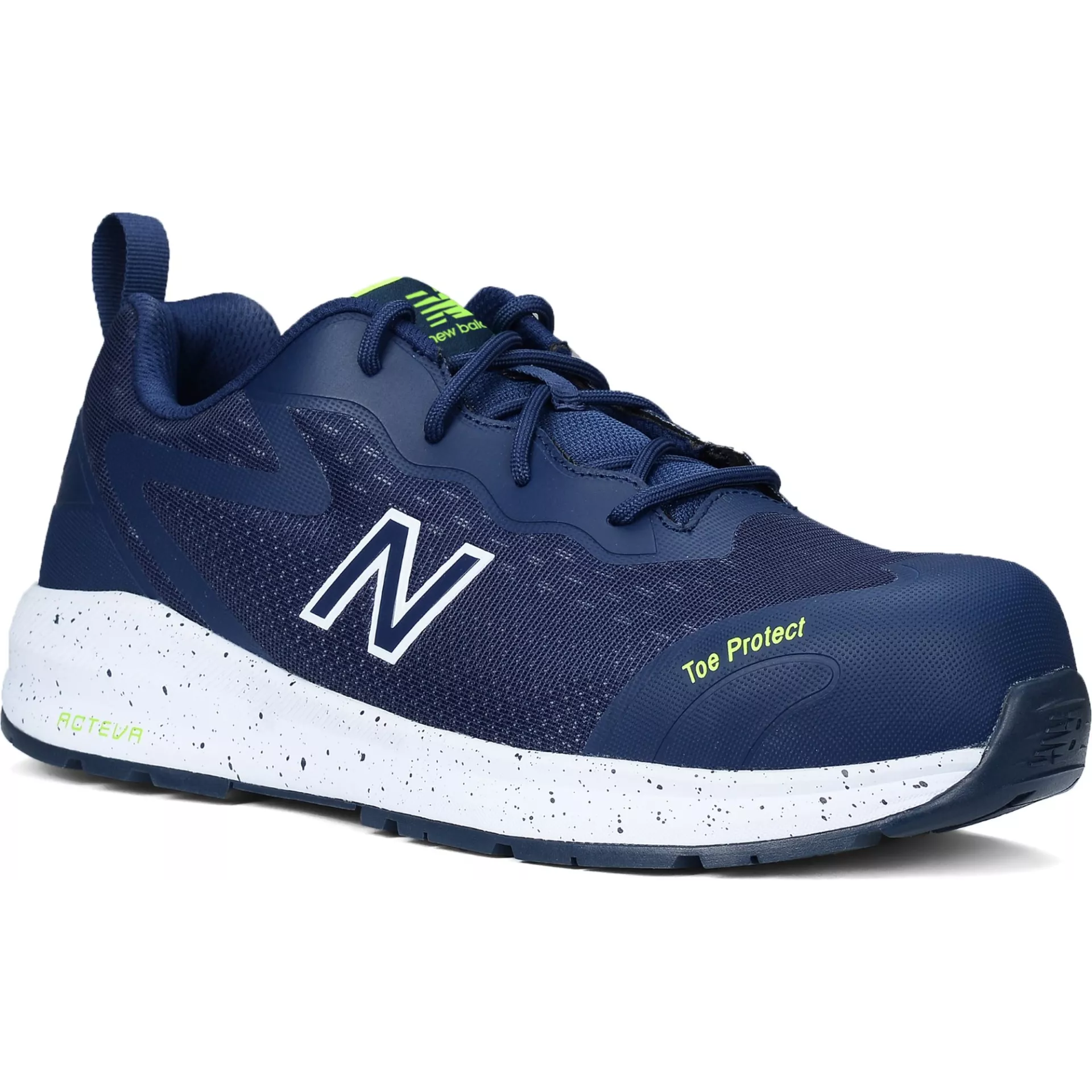 New Balance MIDLOGINVYLME2E, Logic Safety Shoes S1P, Navy/Lime