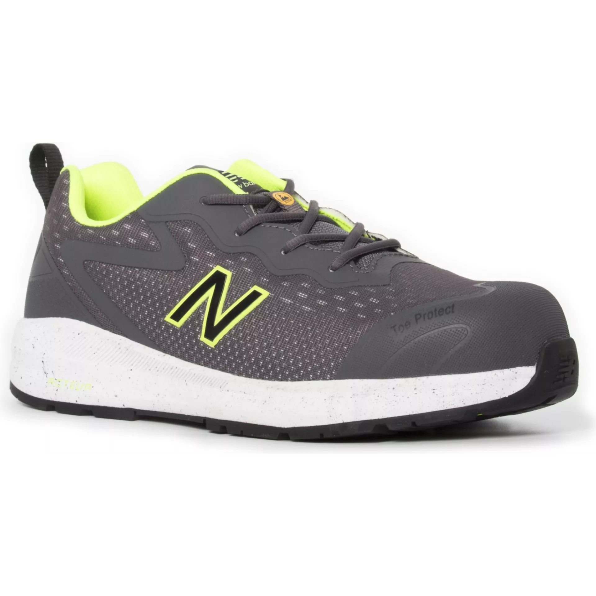 New Balance MIDLOGIGRYLME2E, Logic Safety Shoes S1P, Grey/Lime