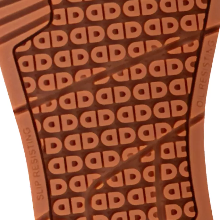 **Slip-Resistant Outsole** helps you maintain traction and stability on slippery surfaces.