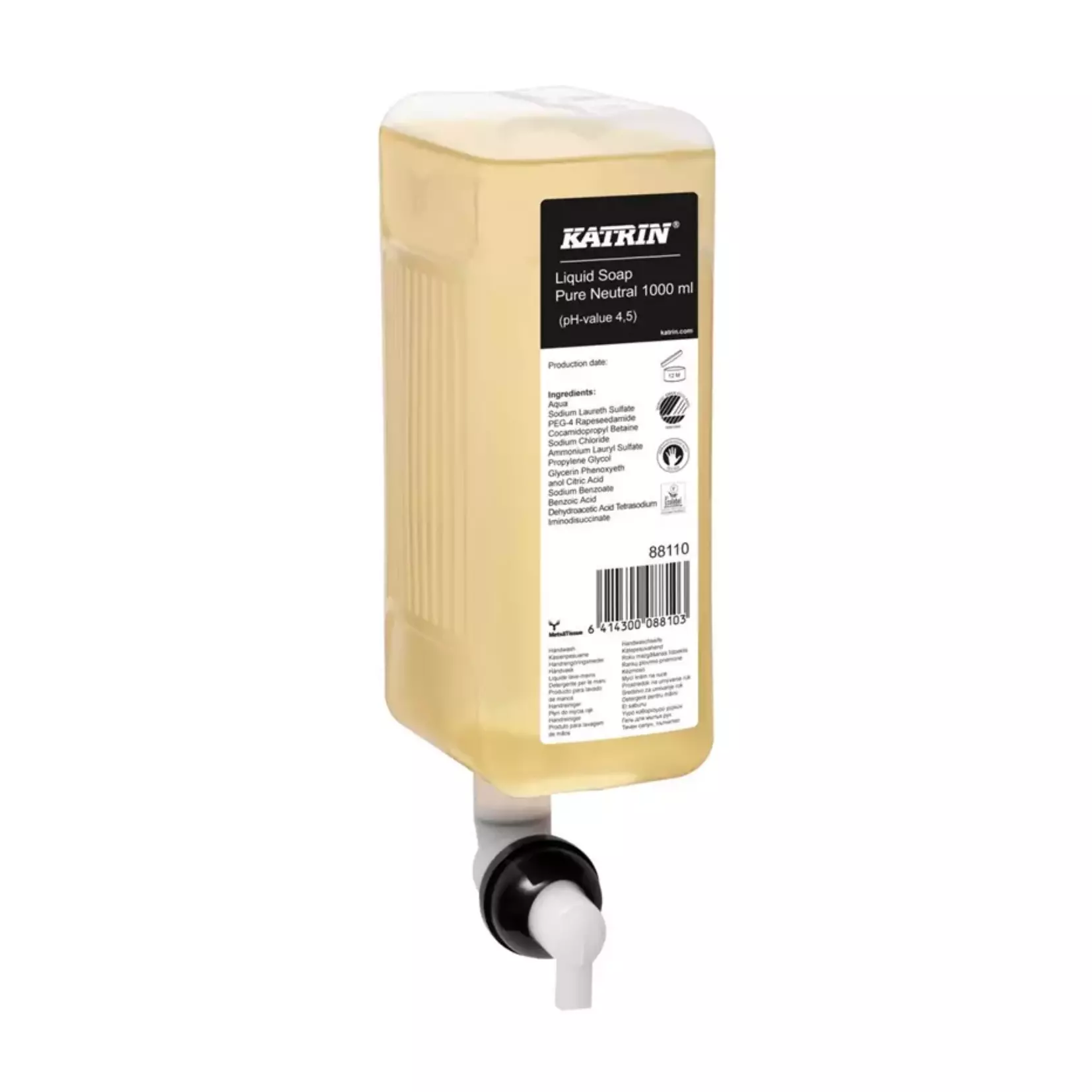 Katrin 88110, Pure Neutral Nestesaippua 1000ml, image 1
