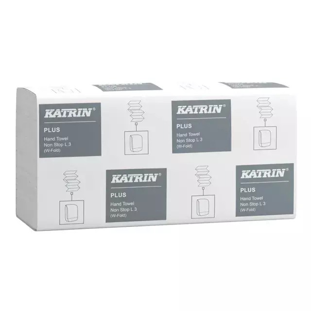 Katrin 87099, Plus Papierhandtuch W-Falz L 3-lagig