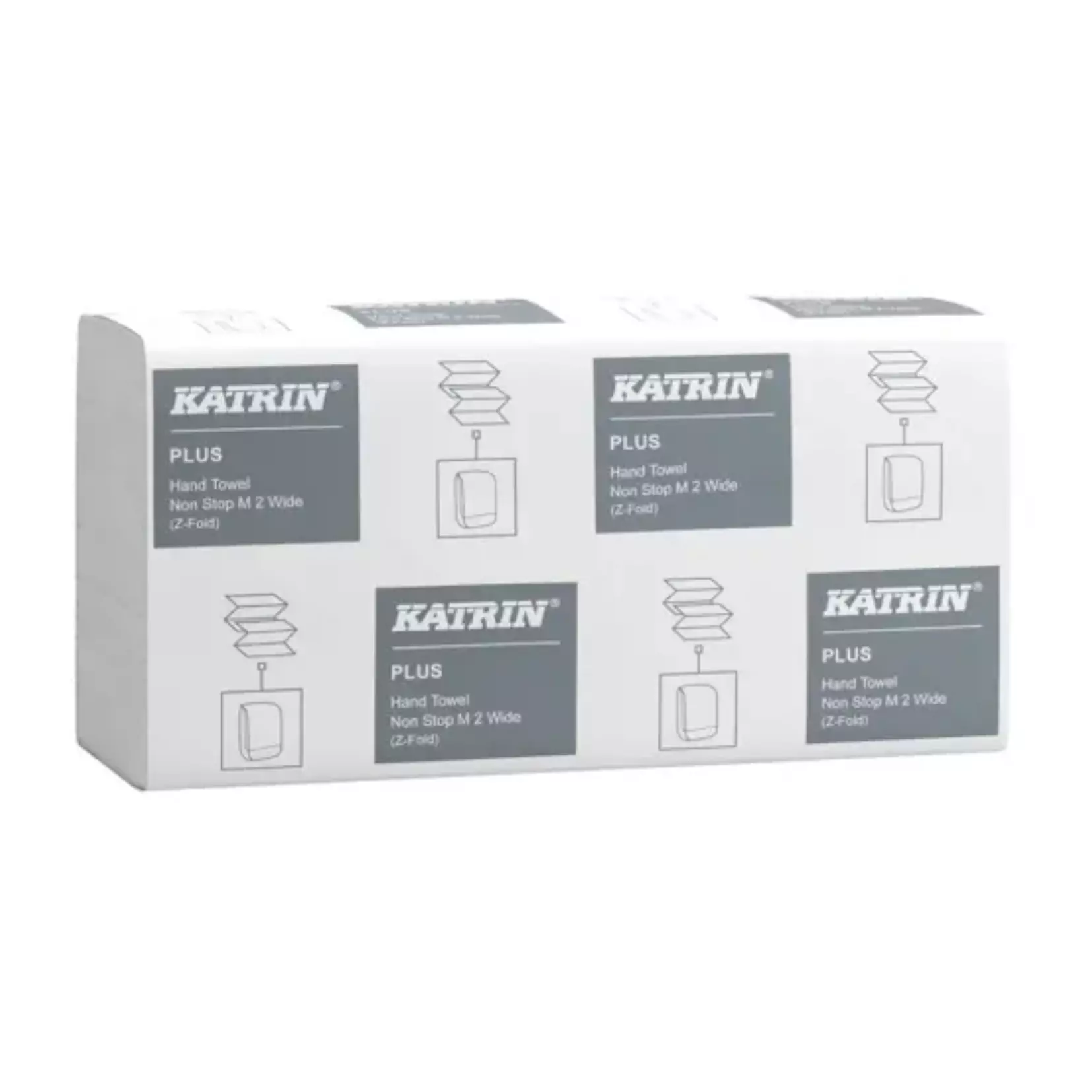 Katrin 87150, Plus Hand Towel Non-Stop M 2-Ply Wide/Pack, image 1