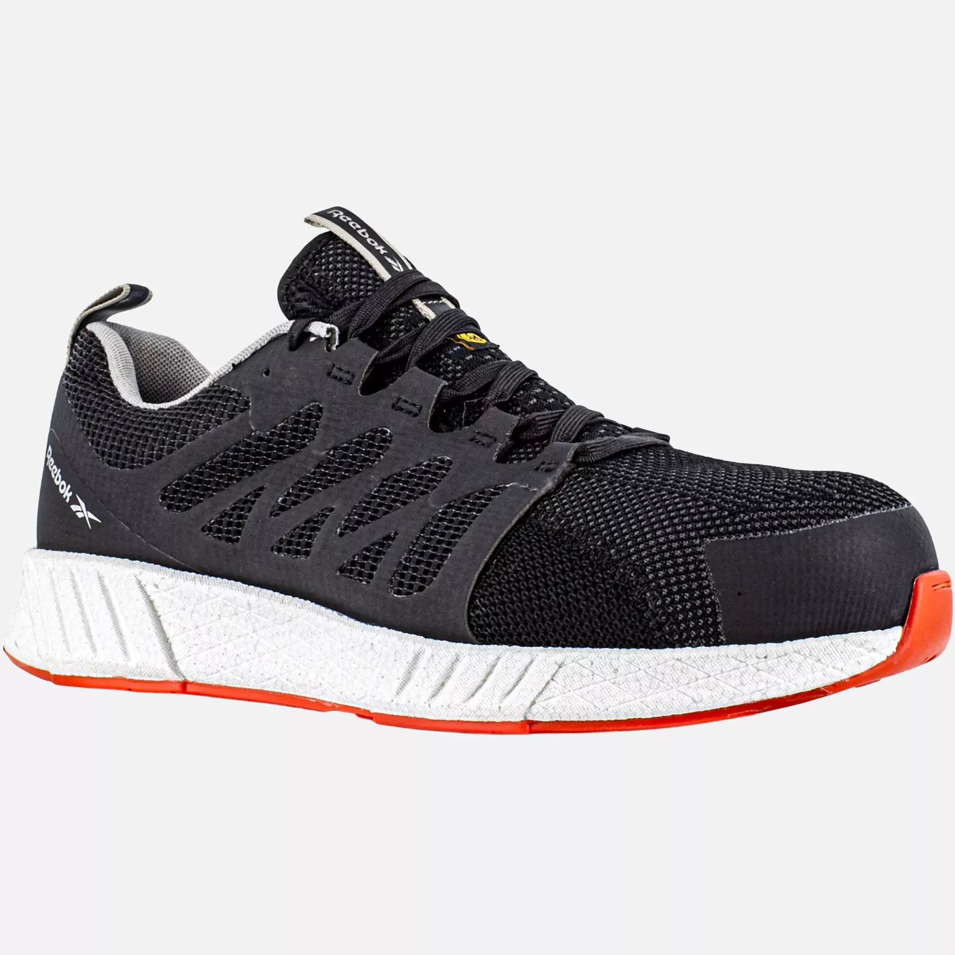 Reebok IB1076S1P, Fusion Flexweave Sicherheitsschuhe S1P, Schwarz/Weiß/Orange, image 1
