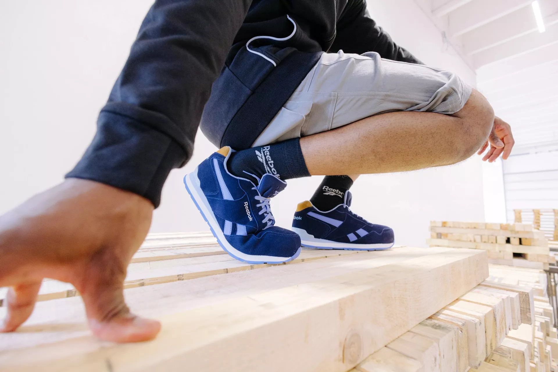 Reebok IB109S1P, Royal Glide Sicherheitsschuhe S1P, Marineblau, image 9