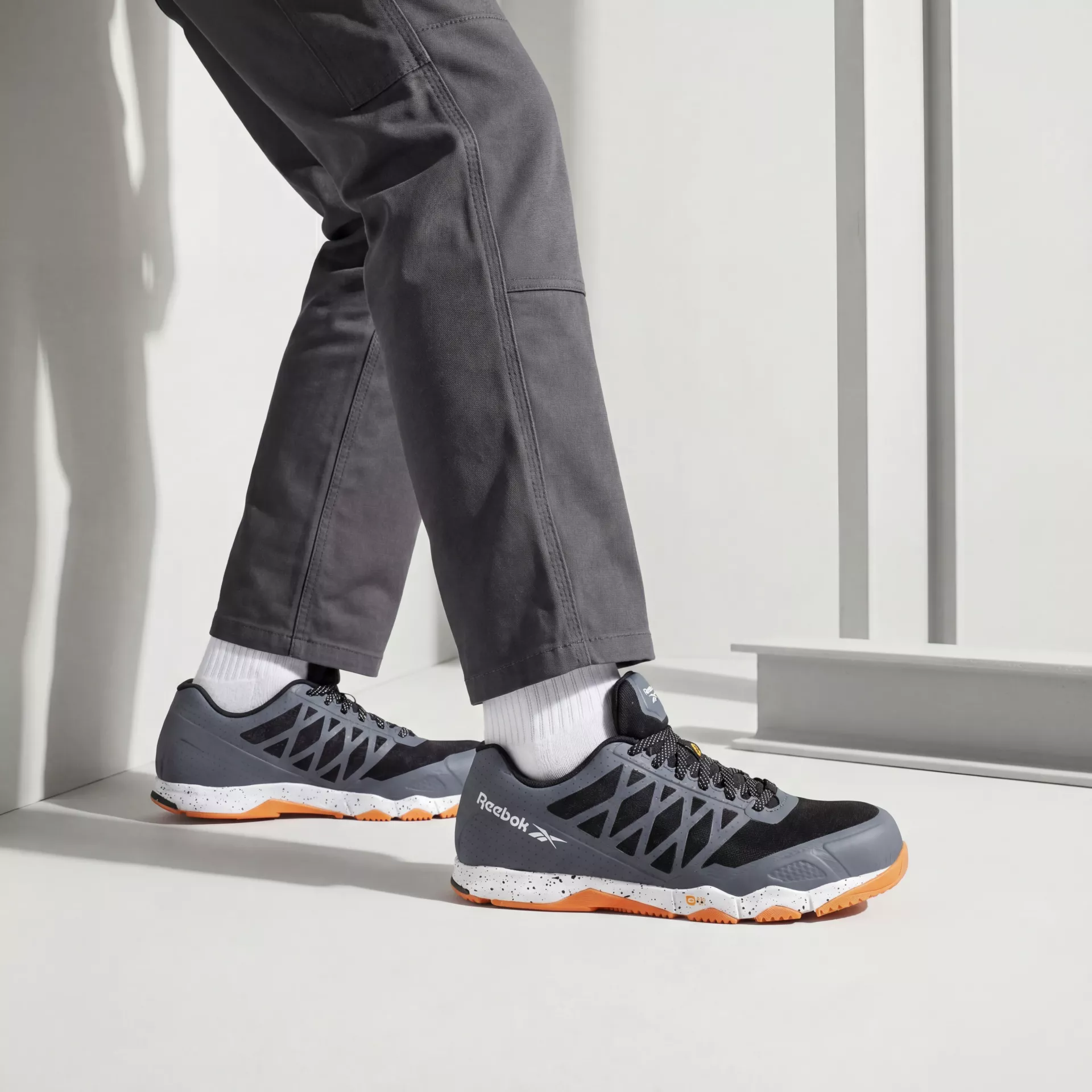 Reebok IB4453S1PS, Speed TR Sicherheitsschuhe S1PS, Grau/Orange, image 6