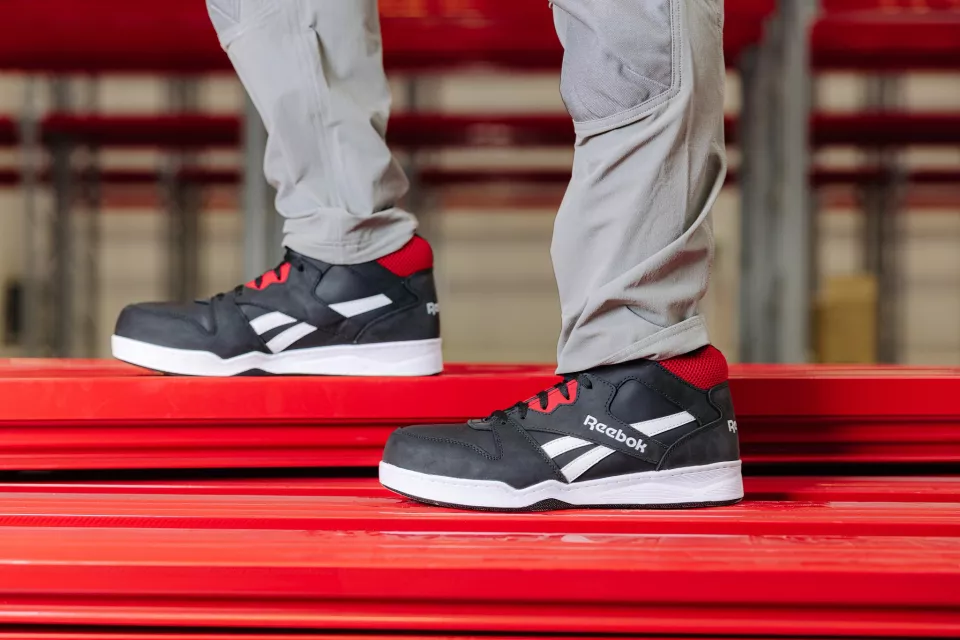 Reebok IB4132S3ESD, BB4500 High Safety Shoes S3, White/Red, image 6, gallery thumbnail