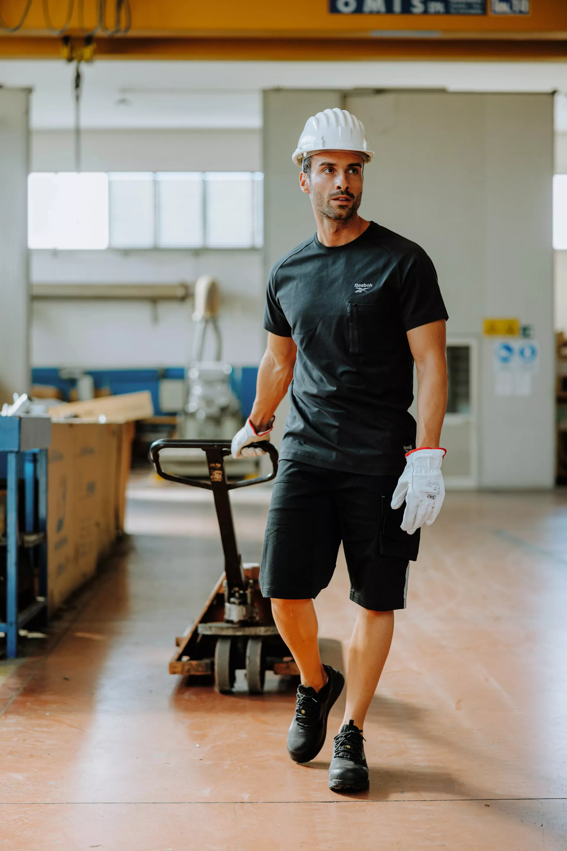 Reebok RB007SBLK, Unisex Webshorts, Schwarz, image 3