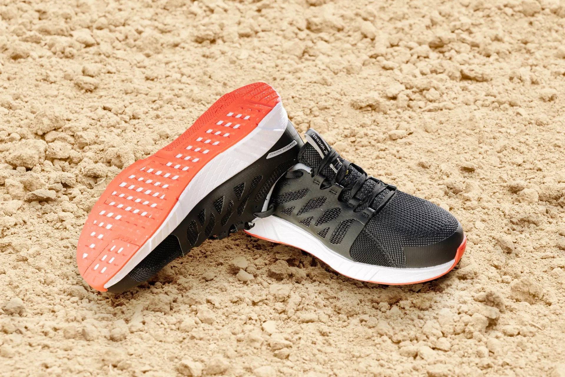 Reebok IB1076S1P, Fusion Flexweave Sicherheitsschuhe S1P, Schwarz/Weiß/Orange, image 8