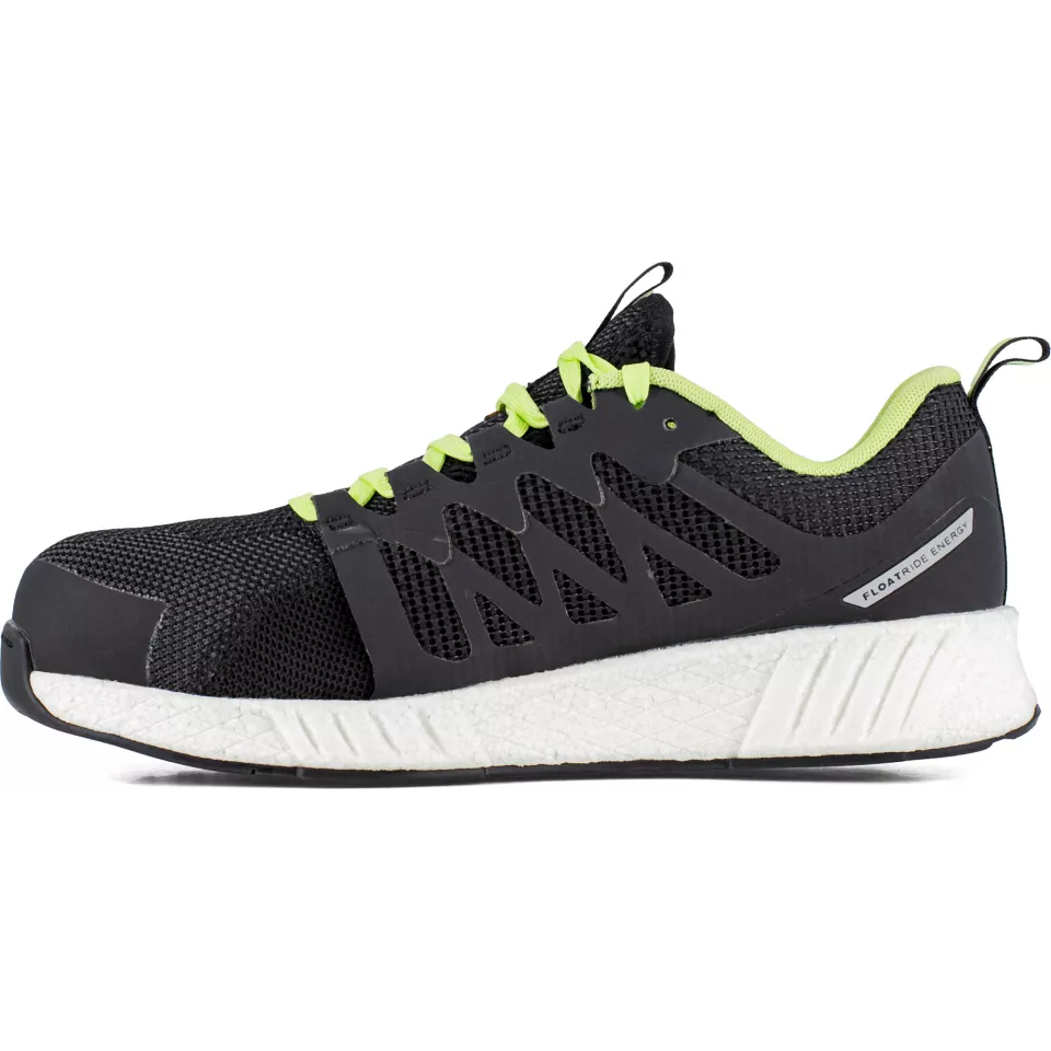 Reebok IB1073S1P, Fusion Flexweave Safety Shoes S1P, Black/Lime/White, image 4, gallery thumbnail