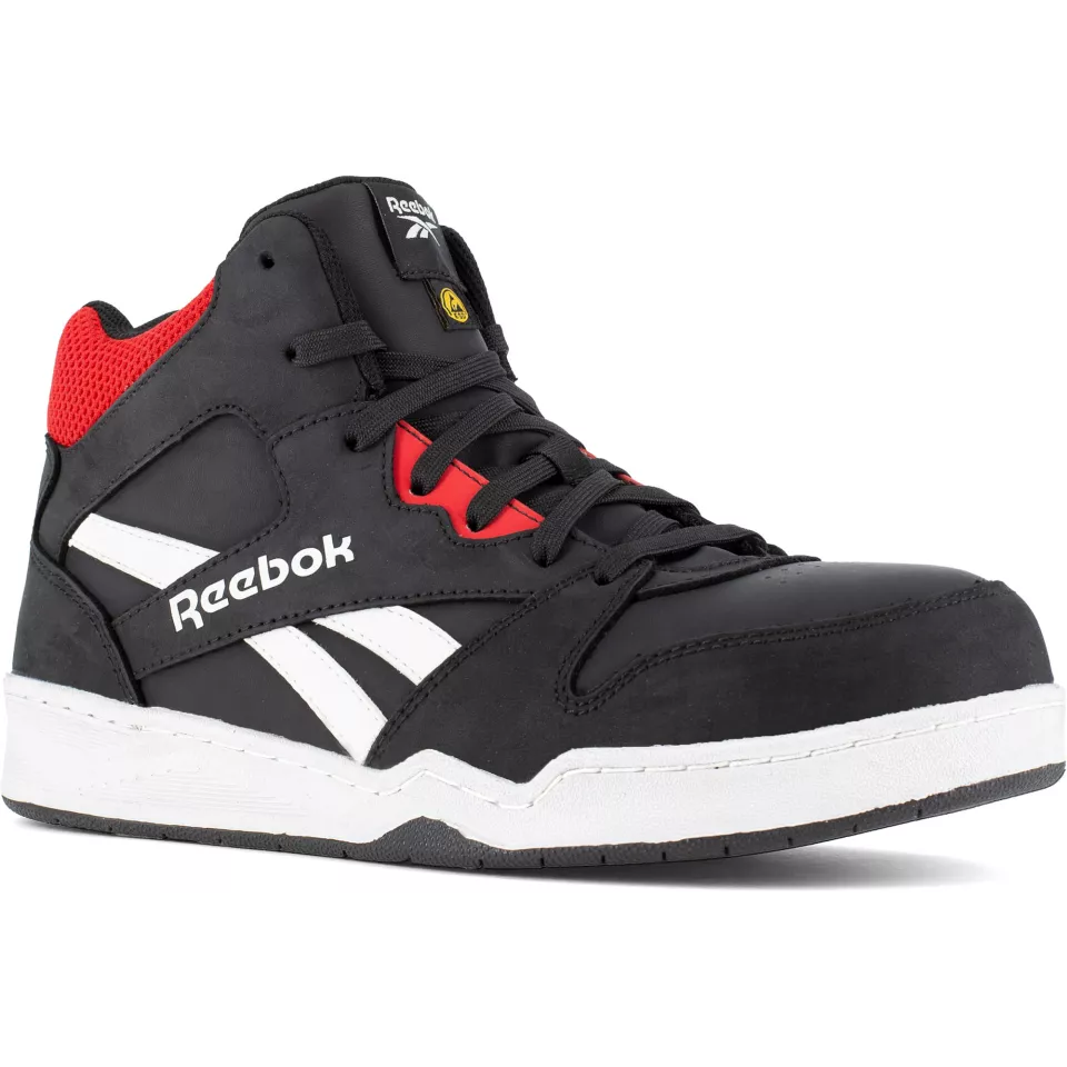 Reebok IB4132S3ESD, BB4500 High Safety Shoes S3, White/Red, image 1, gallery thumbnail