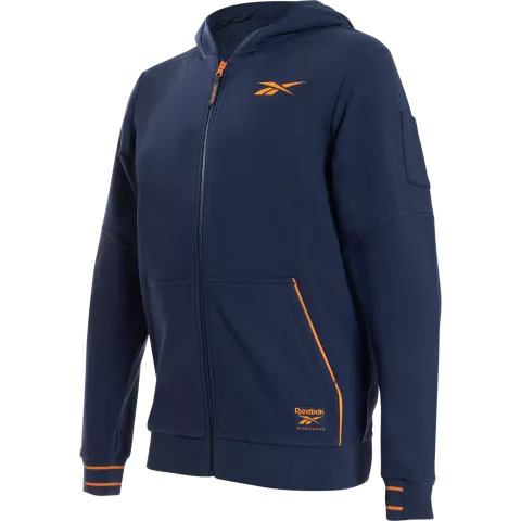 Reebok Mens Knitted Hoodie, Navy Blue
