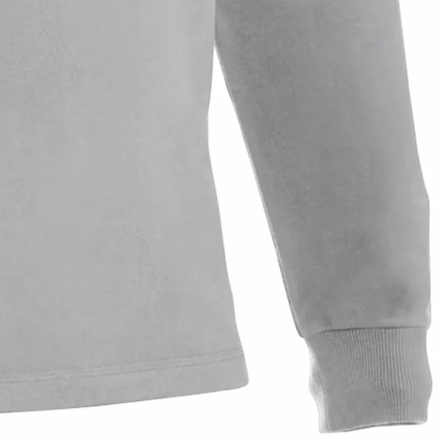 **Ribbed Cuffs** keep the sleeves in place while adding a snug, cozy feel.