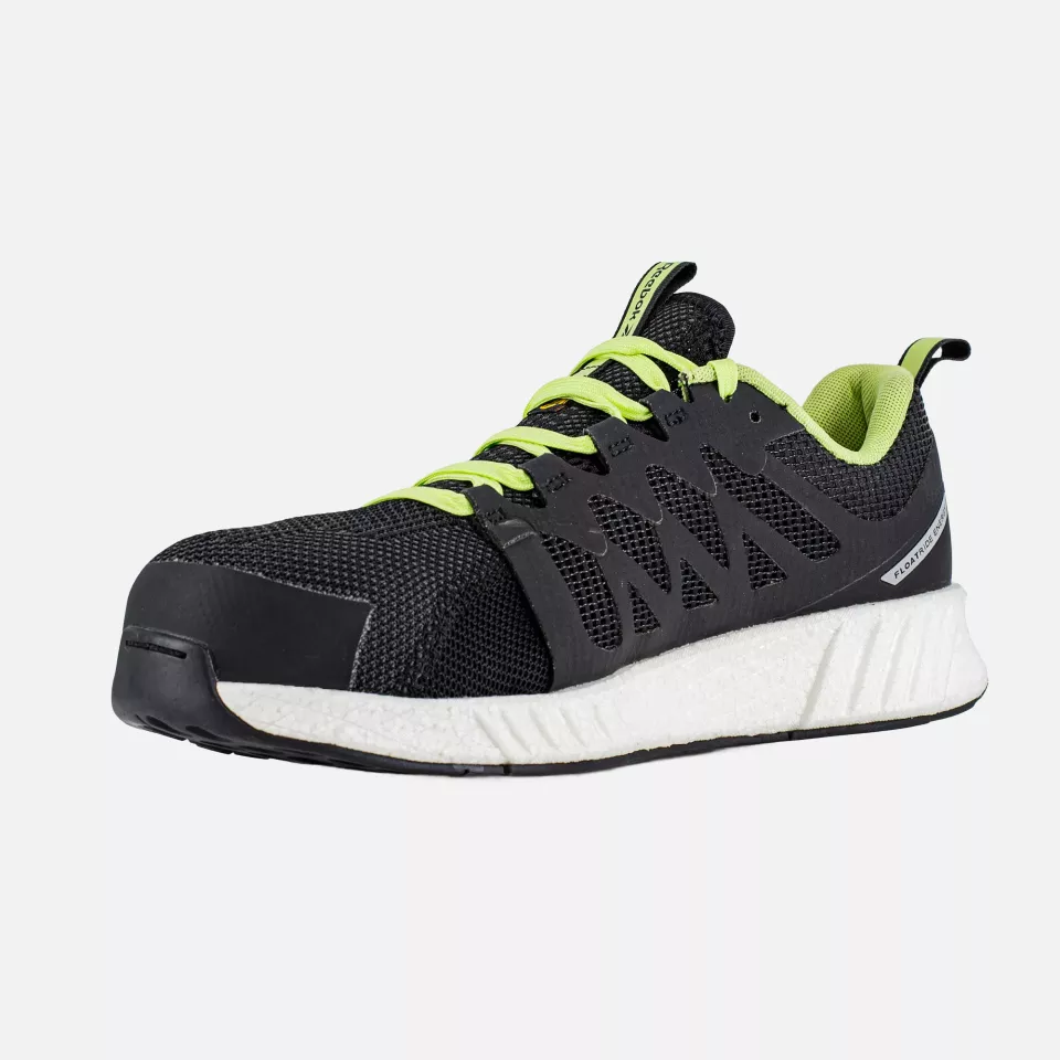 Reebok IB1073S1P, Fusion Flexweave Sicherheitshalbschuhe S1P, Schwarz/Lime/Weiß, image 3, gallery thumbnail