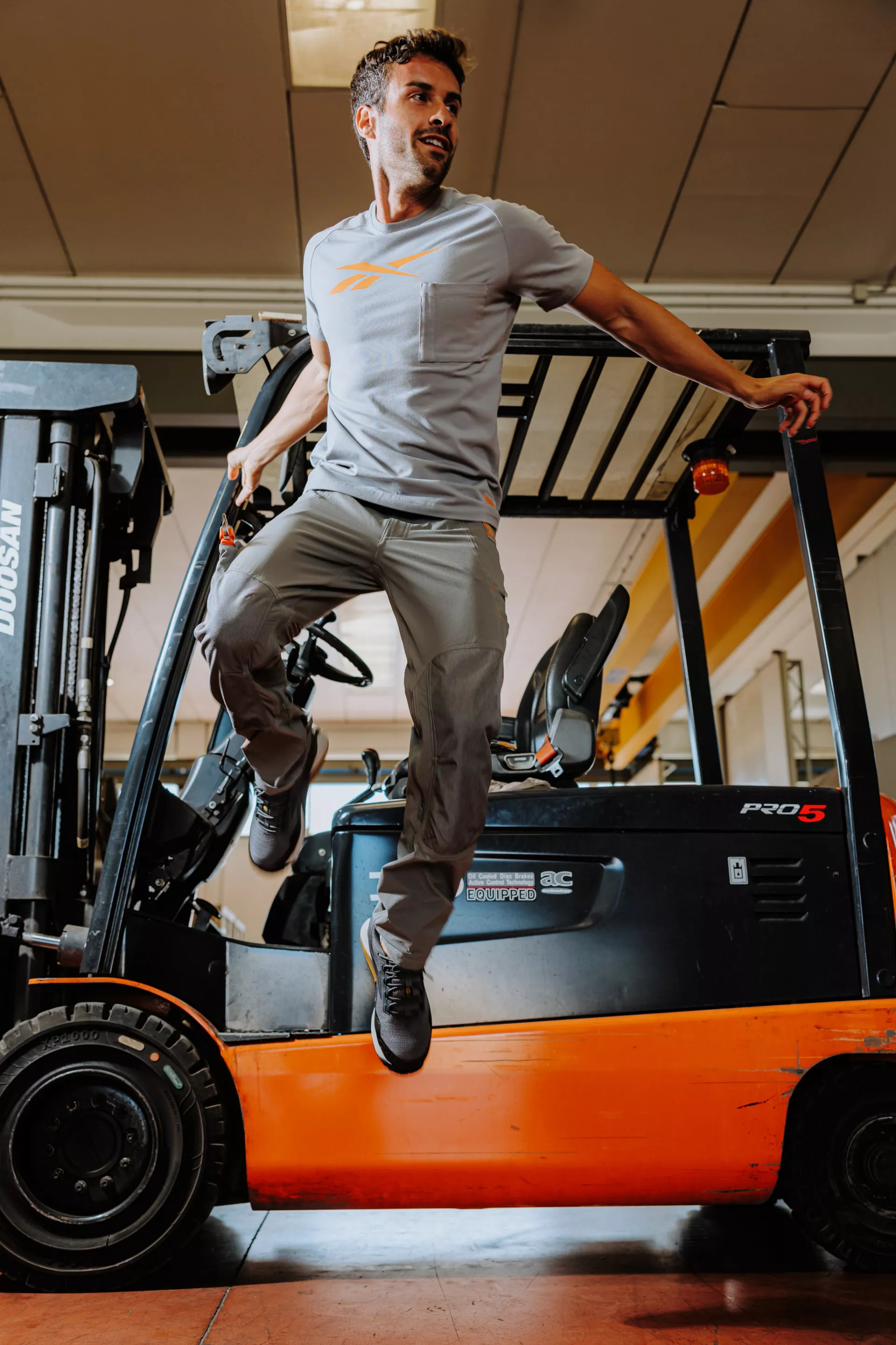 Reebok RB006PGRY, Unisex Webhose, Grau, image 4