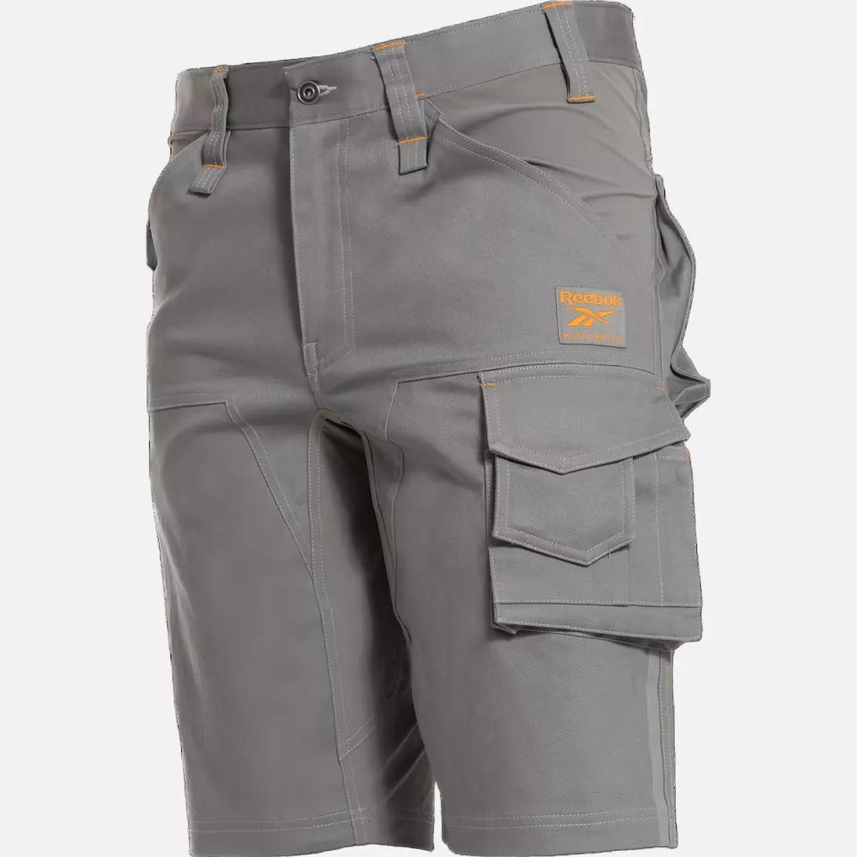 Reebok RB007SGRY, Unisex Woven Shorts, Grey, image 1, gallery thumbnail