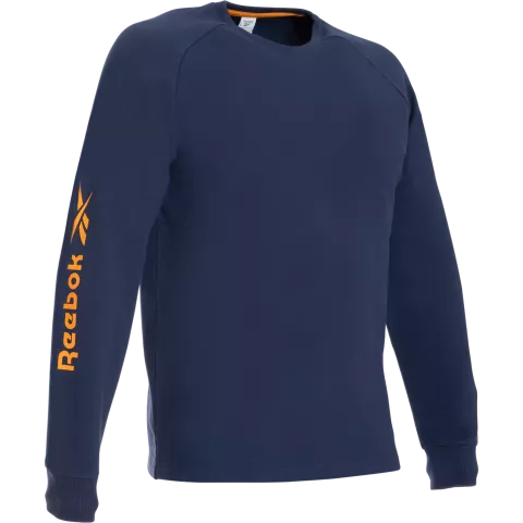 RB008SWNVB, Reebok Herren Strick-Sweatshirt, Marineblau