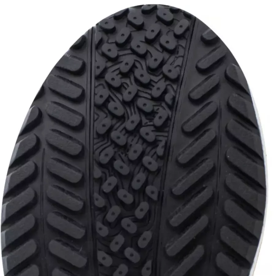 **Rutschhemmende Laufsohle** sorgt für sicheren Halt und Stabilität auf rutschigen oder unebenen Untergründen.