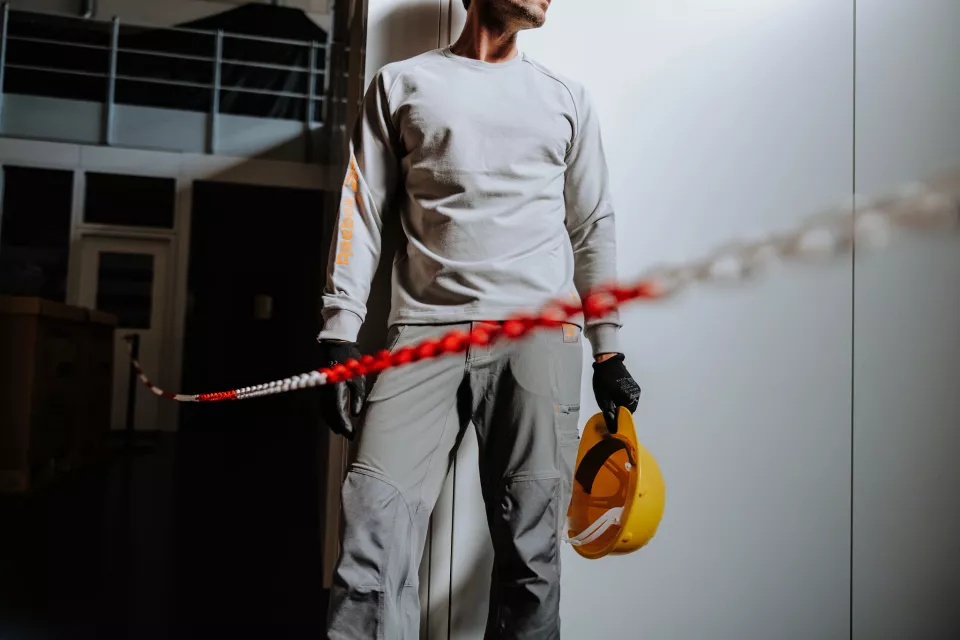 Reebok RB008SWLTG, Herren Strick-Sweatshirt, Hellgrau, image 3, gallery thumbnail