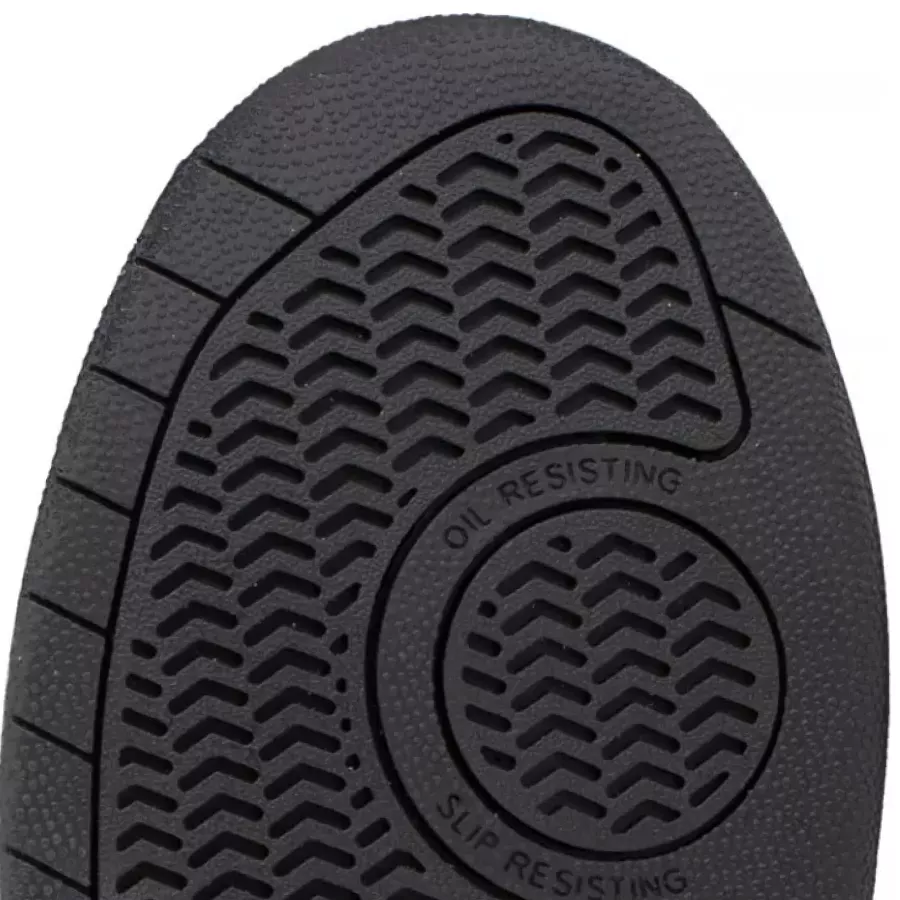 Die rutschhemmende Laufsohle bietet zuverlässigen Halt und Stabilität auf rutschigen oder unebenen Untergründen.