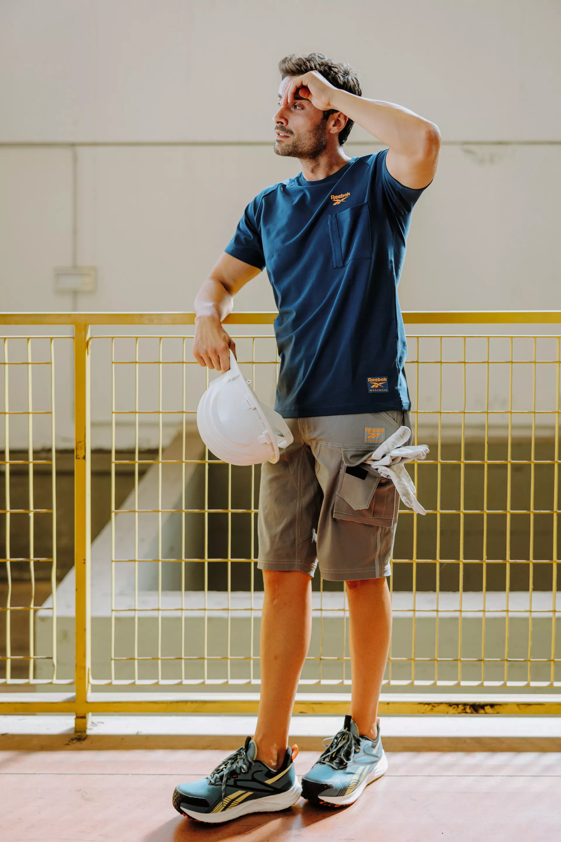 Reebok RB007SGRY, Unisex Webshorts, Grau, image 3