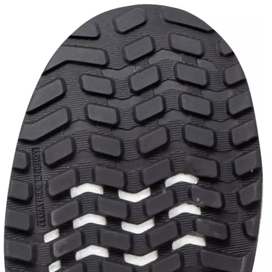 **Rutschhemmende Laufsohle** sorgt für sicheren Halt und Stabilität auf rutschigen oder unebenen Untergründen.