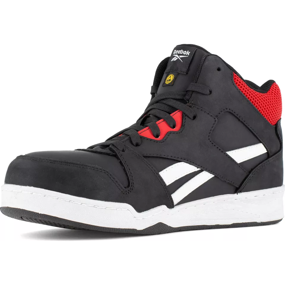 Reebok IB4132S3ESD, BB4500 High Safety Shoes S3, White/Red, image 3, gallery thumbnail